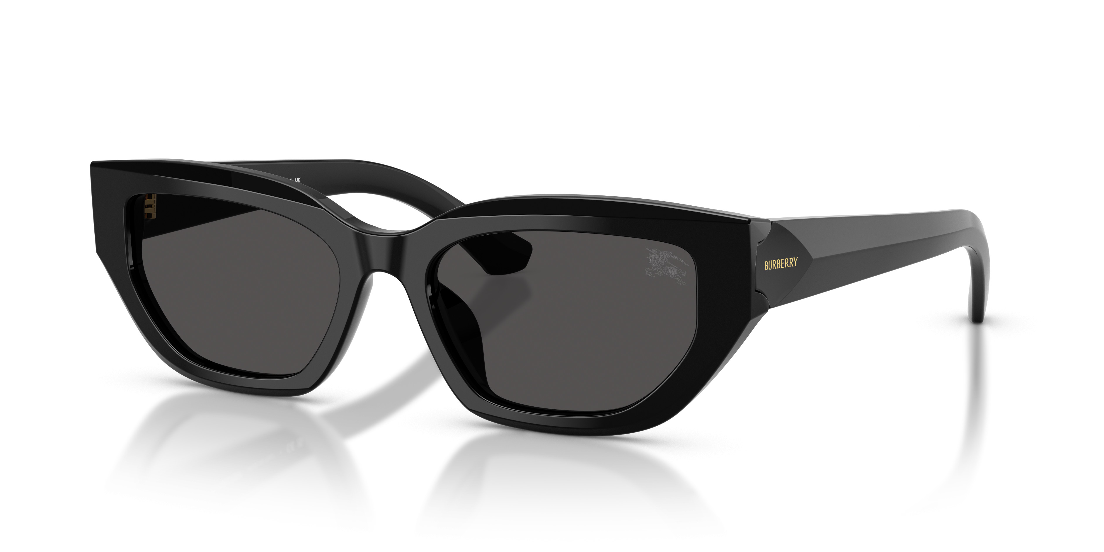 Burberry Black Cat-Eye Sunglasses with Dark Lenses 6E19D71C-9626-45B5-9272-  main image 3