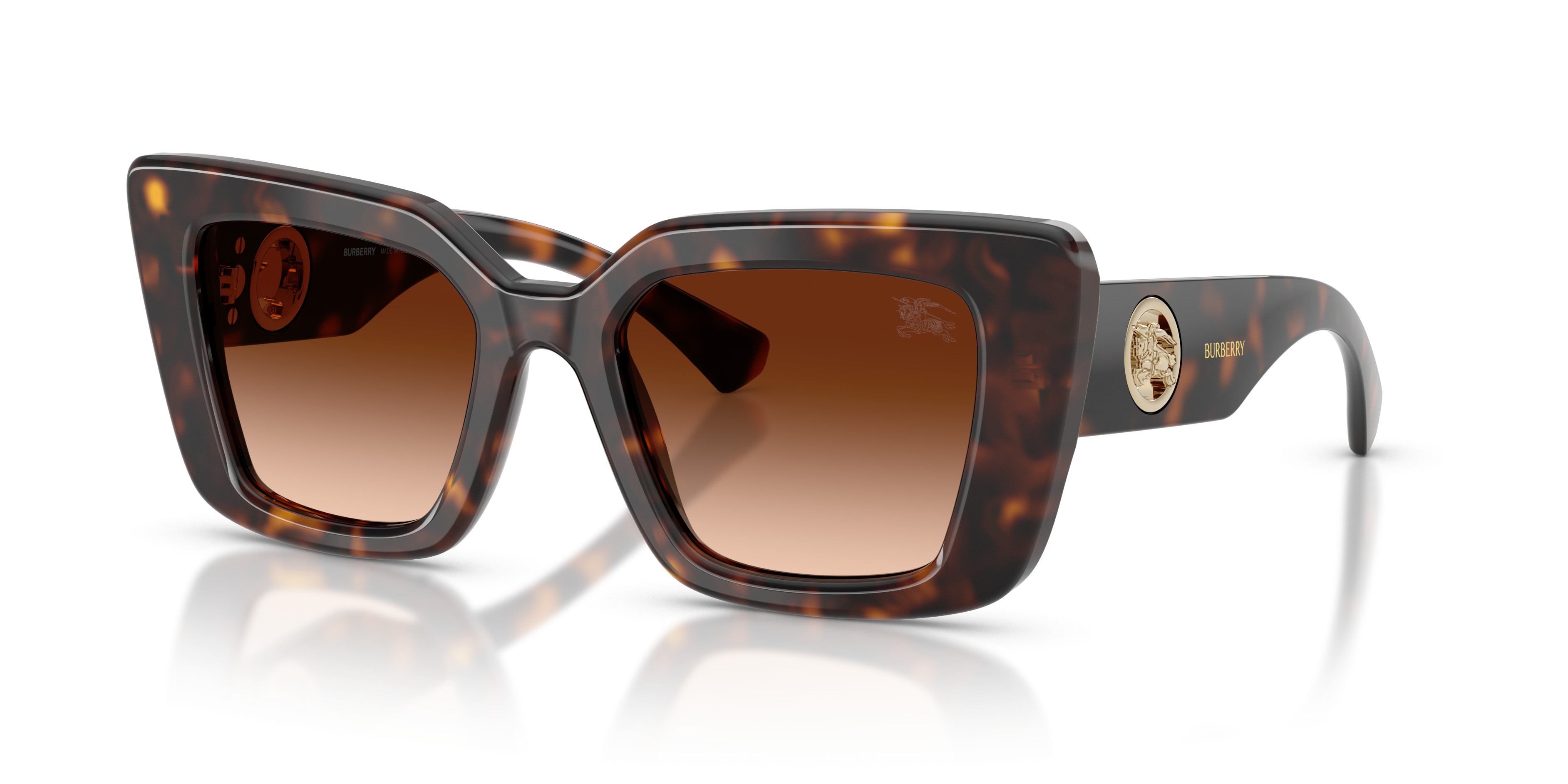 BURBERRY WOMEN\'S SUNGLASSES BROWN TORTOISE FRAME BURBERRY 4284 379013 52 | SUNGLASSES Women EyeShop main image 4