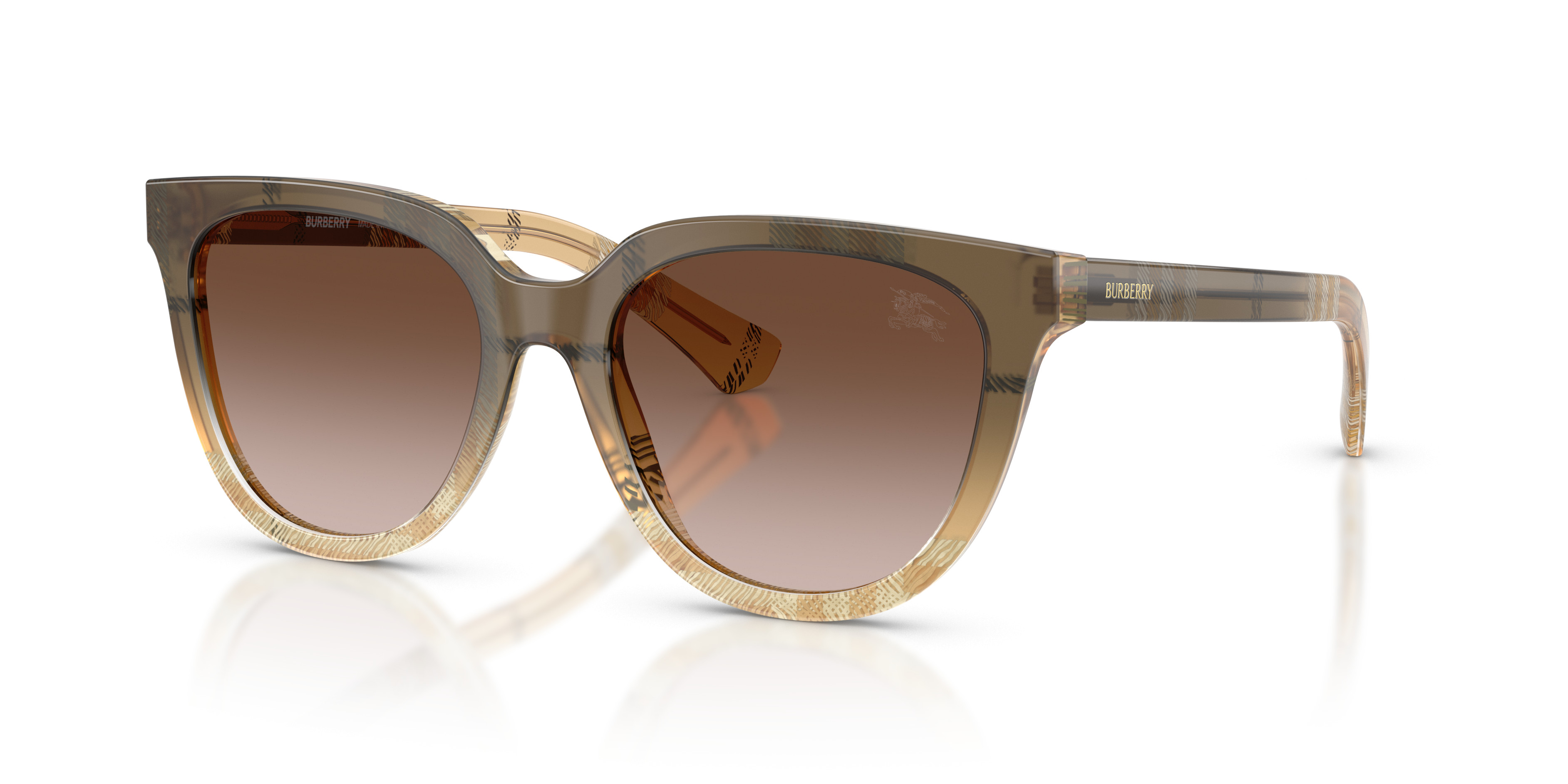 Burberry Sunglasses Beige Brown Gradient Lens Burberry Penelope BE4363 399013 Sunglasses Women main image 4