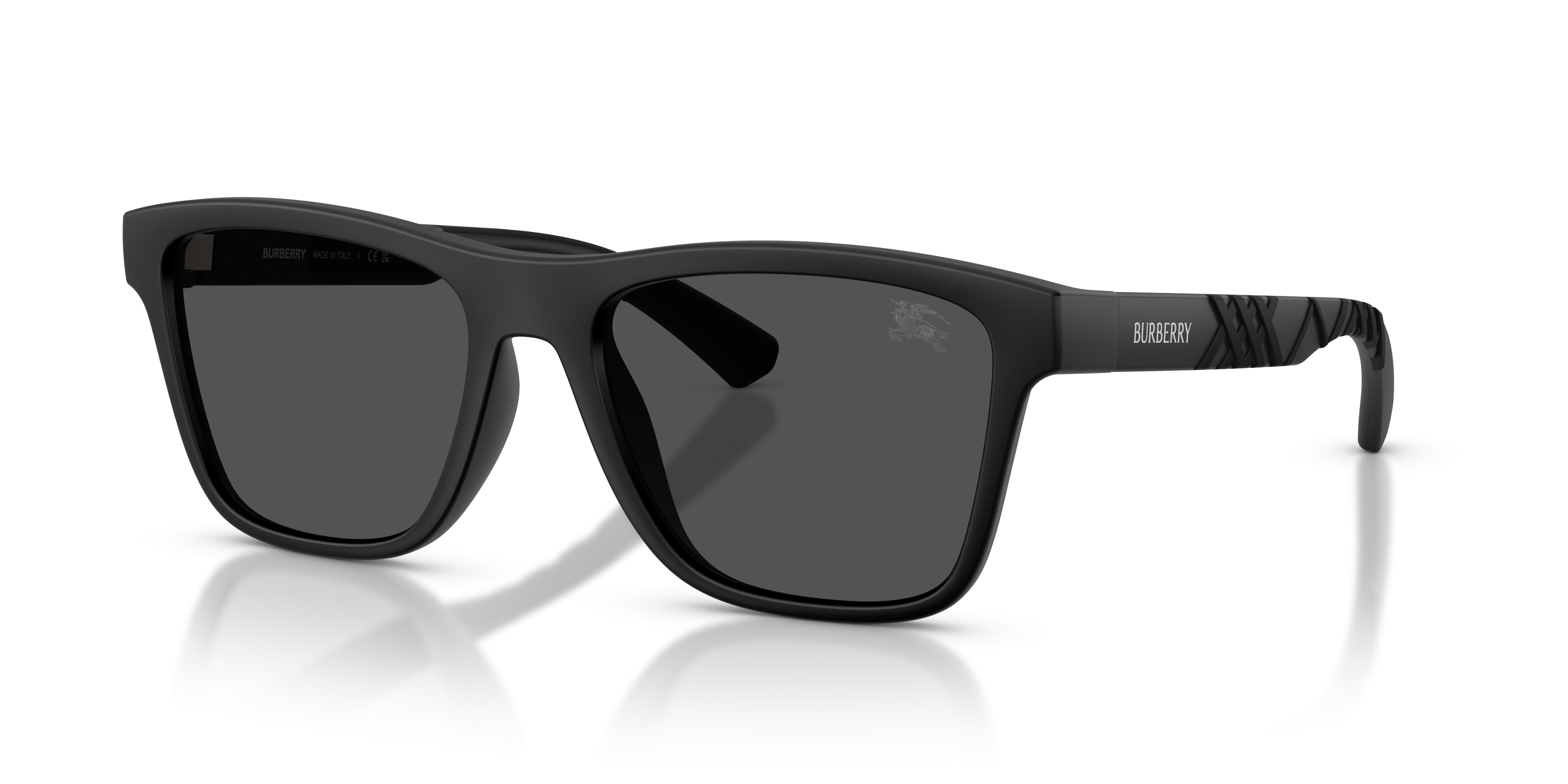 Burberry Dark Grey Sunglasses Burberry Knight BE4358 300187 Sunglasses Men main image 4