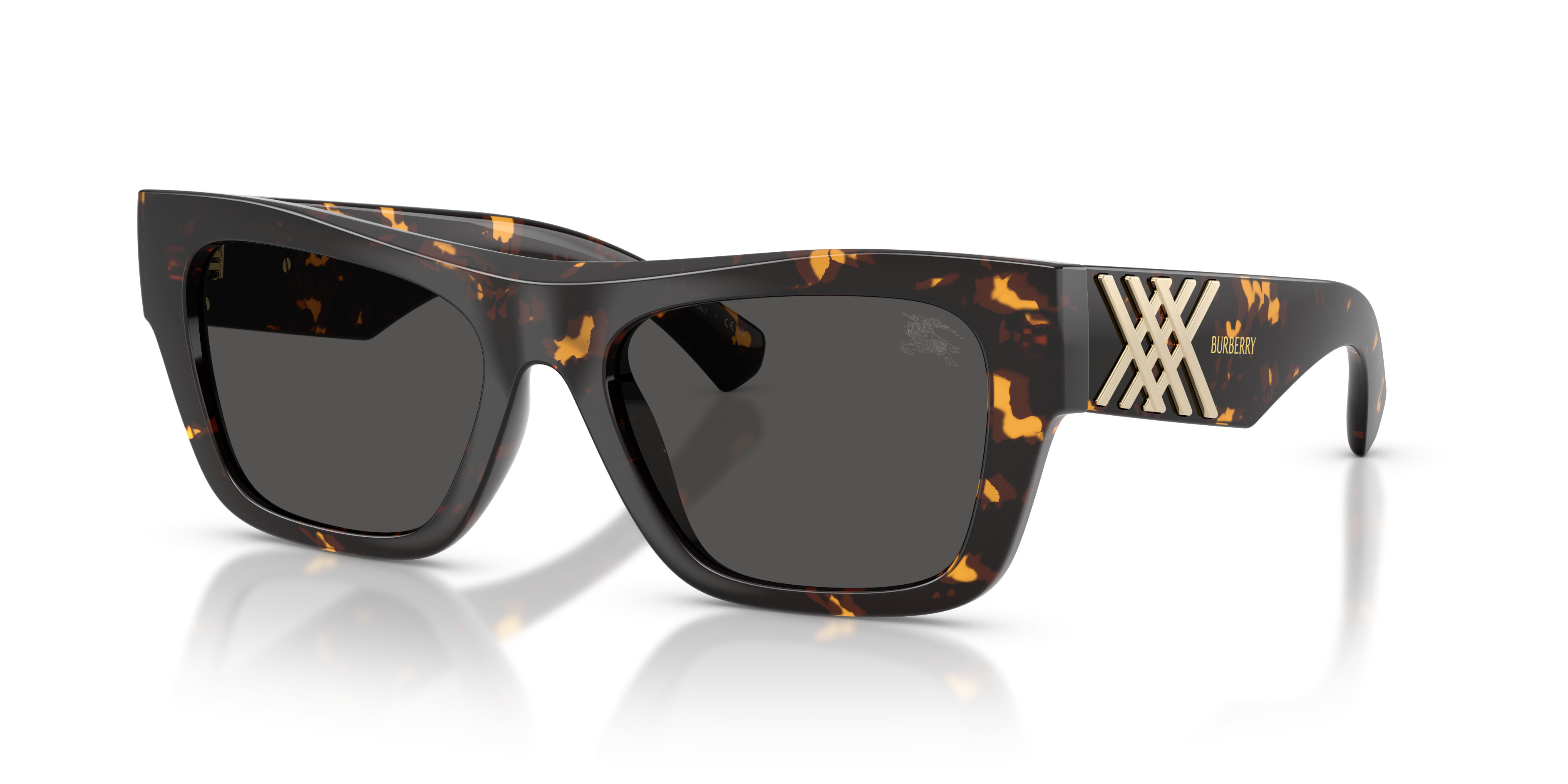 Burberry Men’s Dark Tortoiseshell Frame Black Lenses Sunglasses 7F31C11E-596F-4131-817F-  main image 2