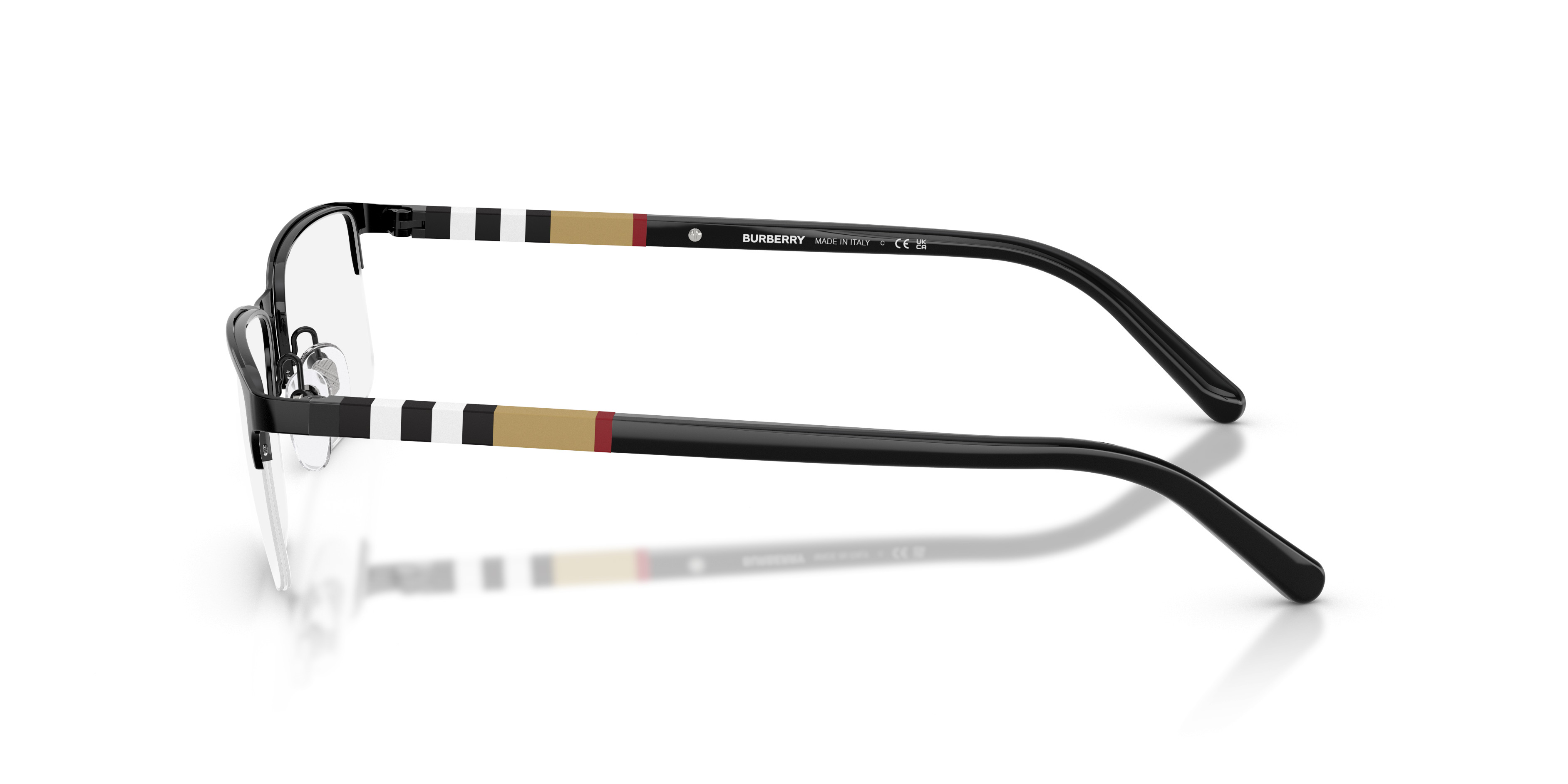 ?️Made in Italy! Burberry B1253 1180 Eyeglasses 52/18 140 /KAE418?️​ Burberry BE2388 black frame main image 2