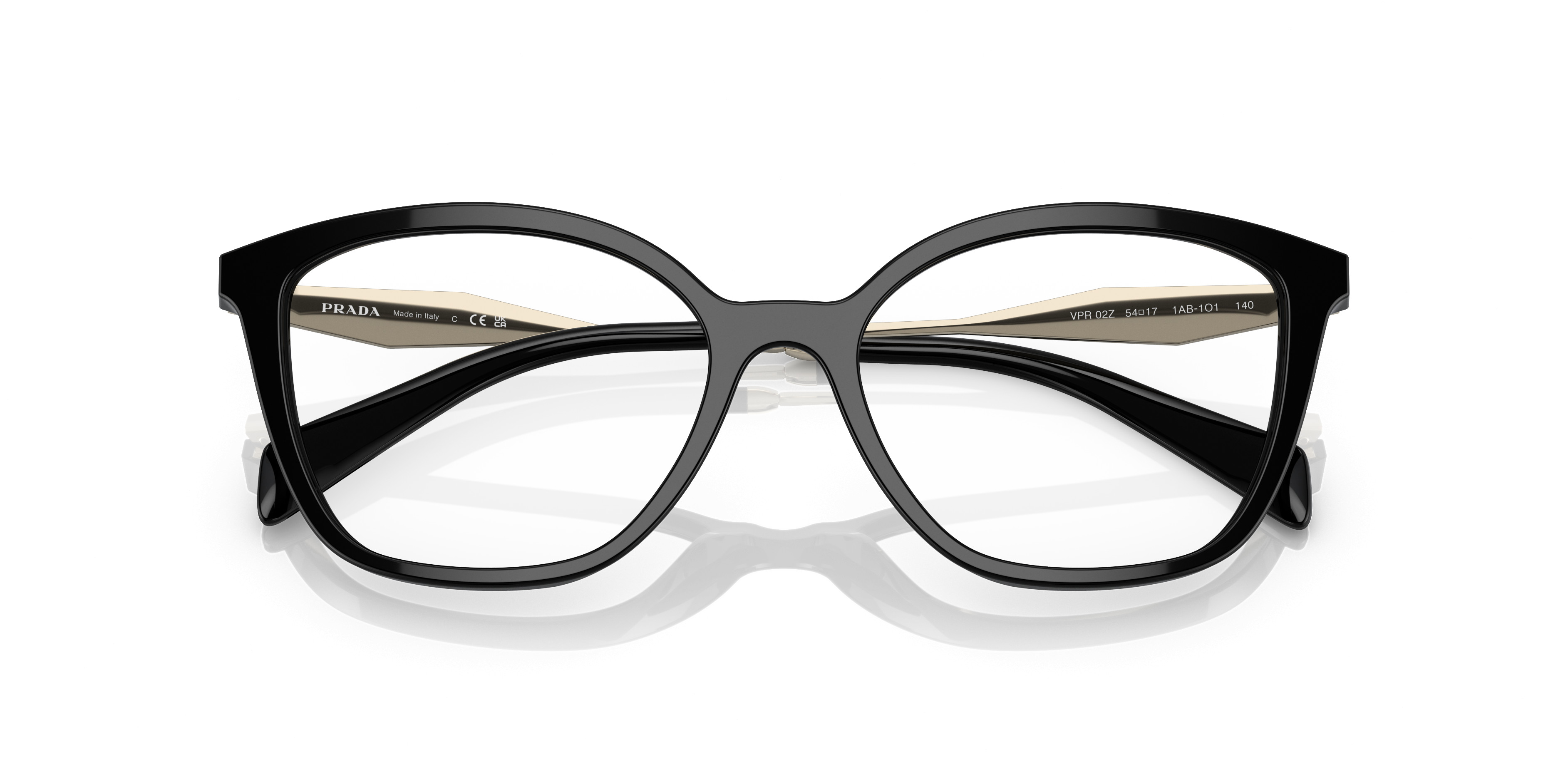 PR 02ZV Eyeglasses - Prada Authorized Retailer | coolframes  display picture 1