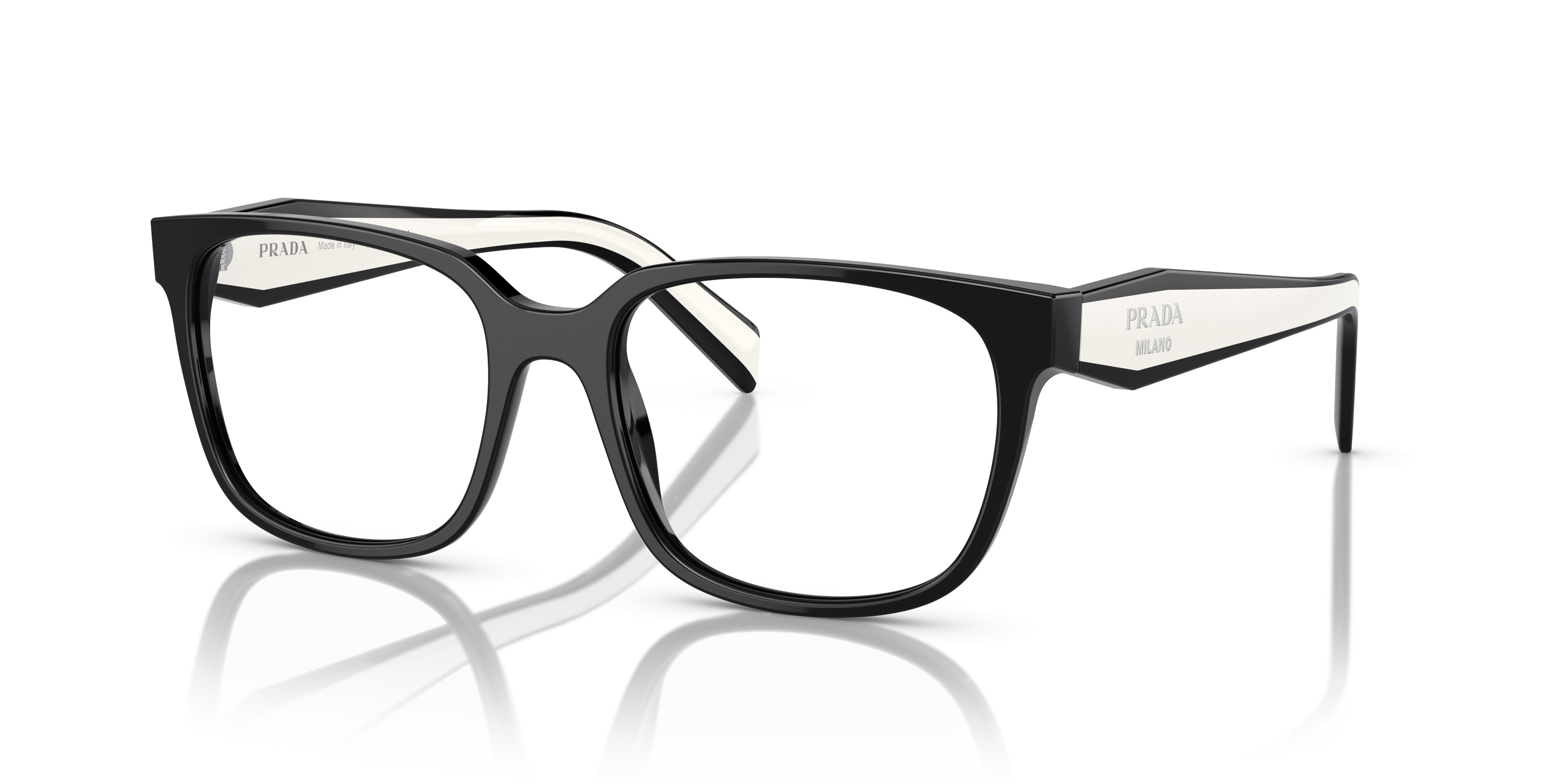 Prada Classic Boston Eyewear Buy Prada VPS 03C 1AB-1O1 – Eyewear Collections main image 3