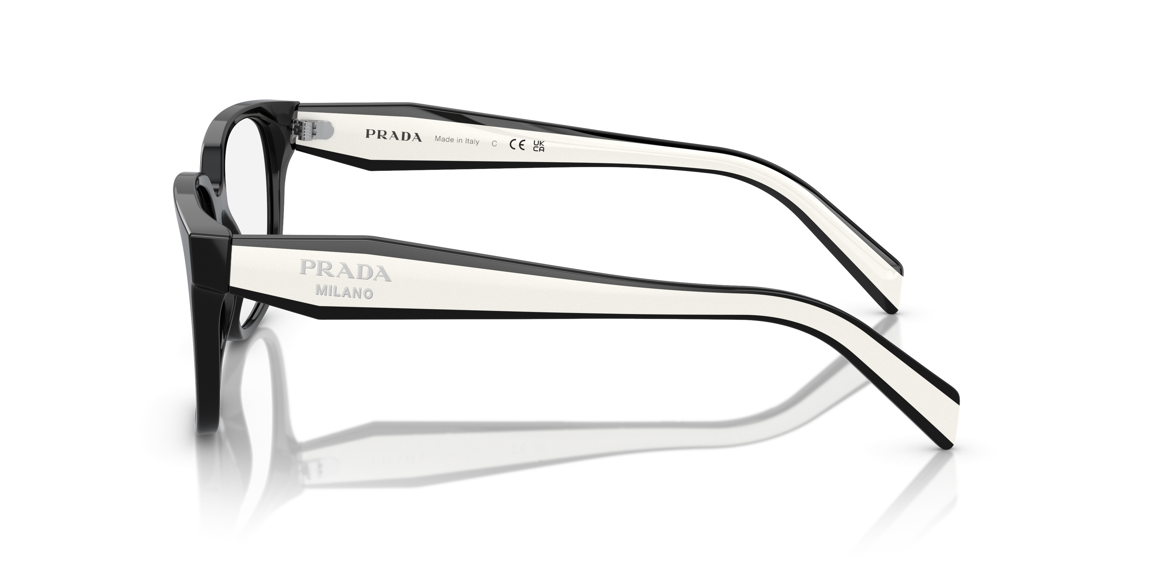 PR 17ZVF Eyeglasses - Prada Authorized Retailer | coolframes  display picture 2