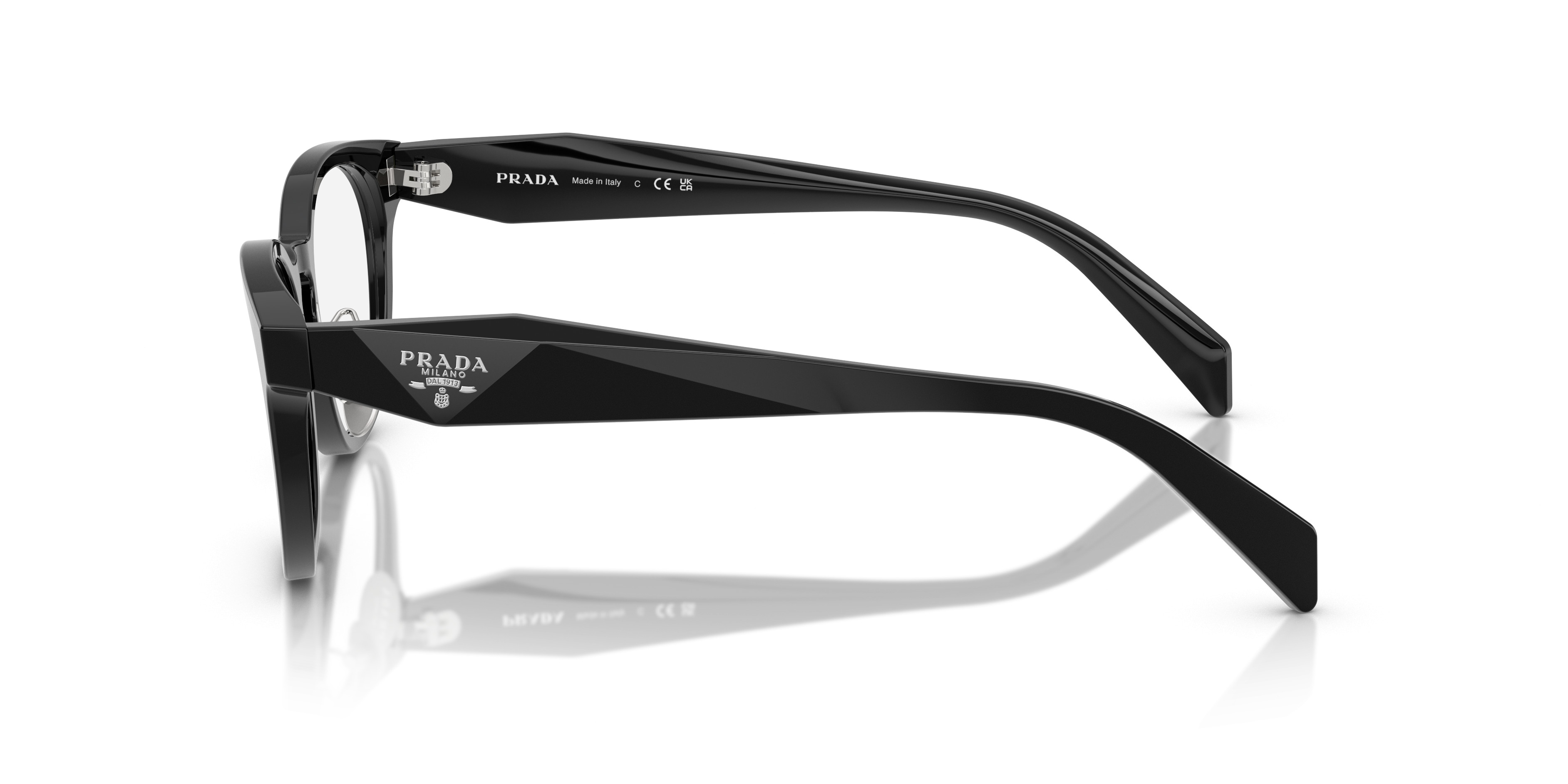 Prada Chic Chunky Eyeglasses PR B06VD Eyeglasses - Prada Authorized Retailer | coolframes  main image 3