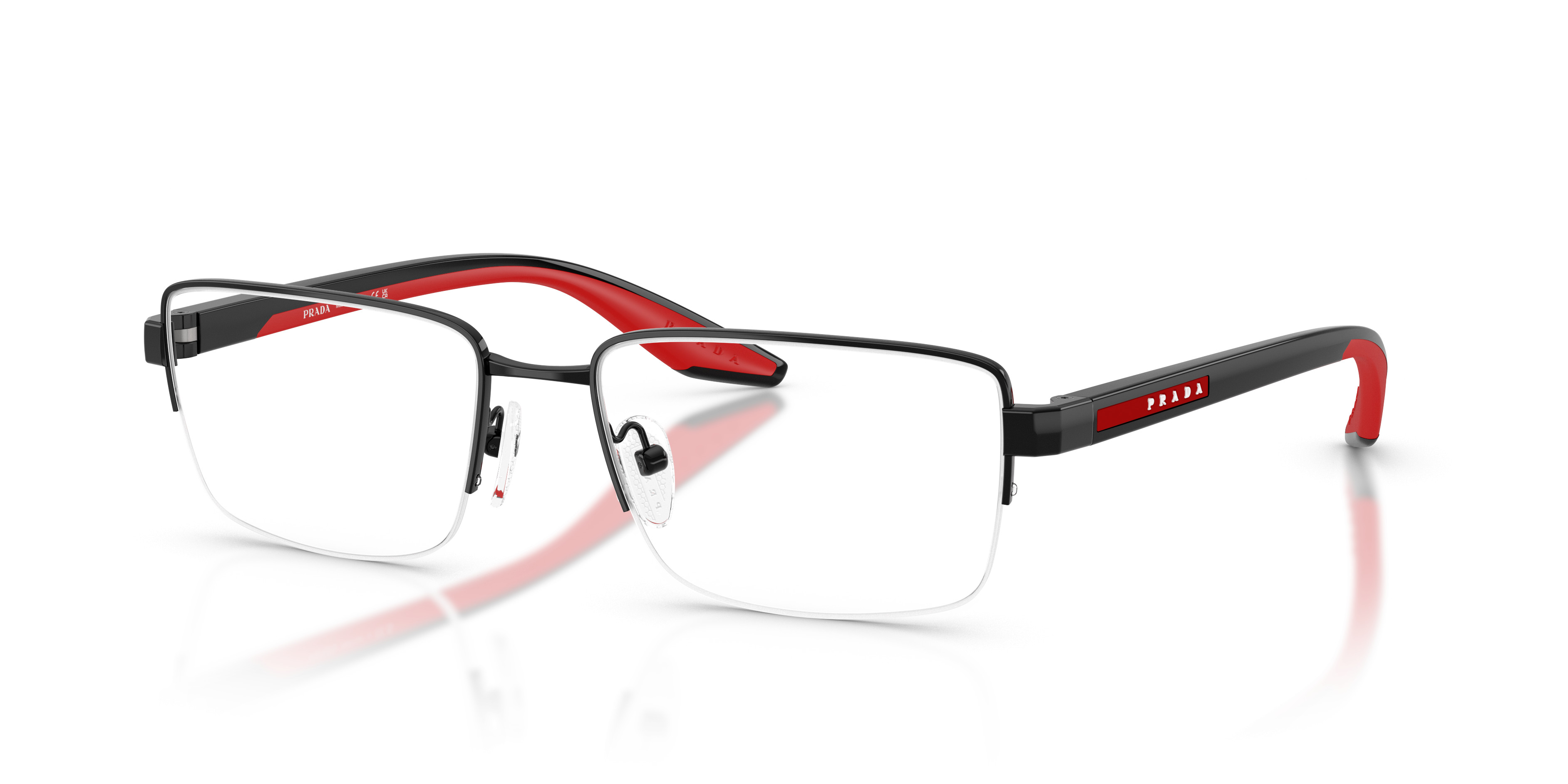 PRADA RED FRAME Prada Linea Rossa PS 02QV Eyeglasses Frames | BestNewGlasses.com main image 4