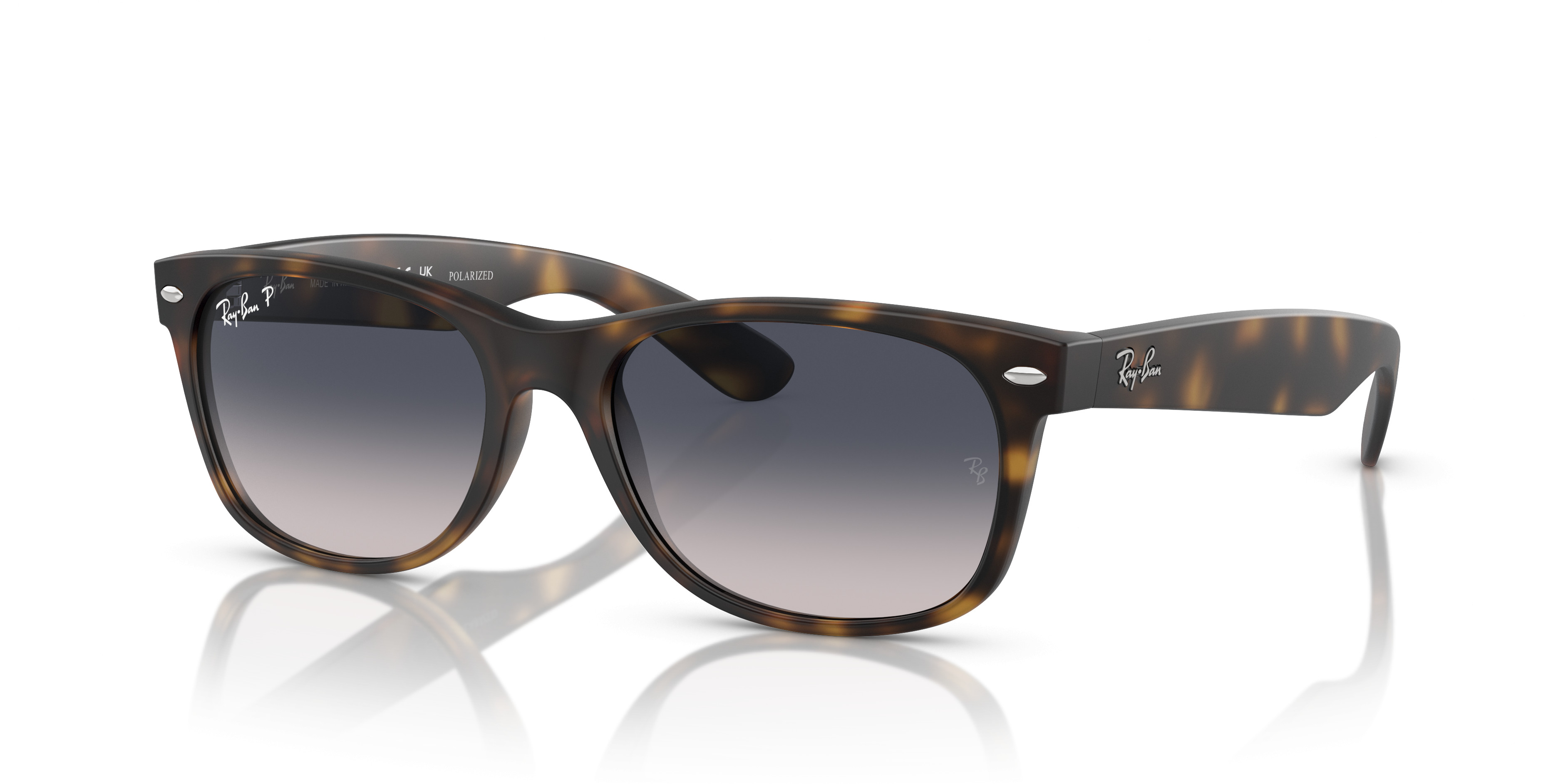 Ray Ban Polarized way farer CLASSIC Polished Tortoise, $231 Sunglasses Ray-Ban RB2132 New Wayfarer Classic | Free  main image 3