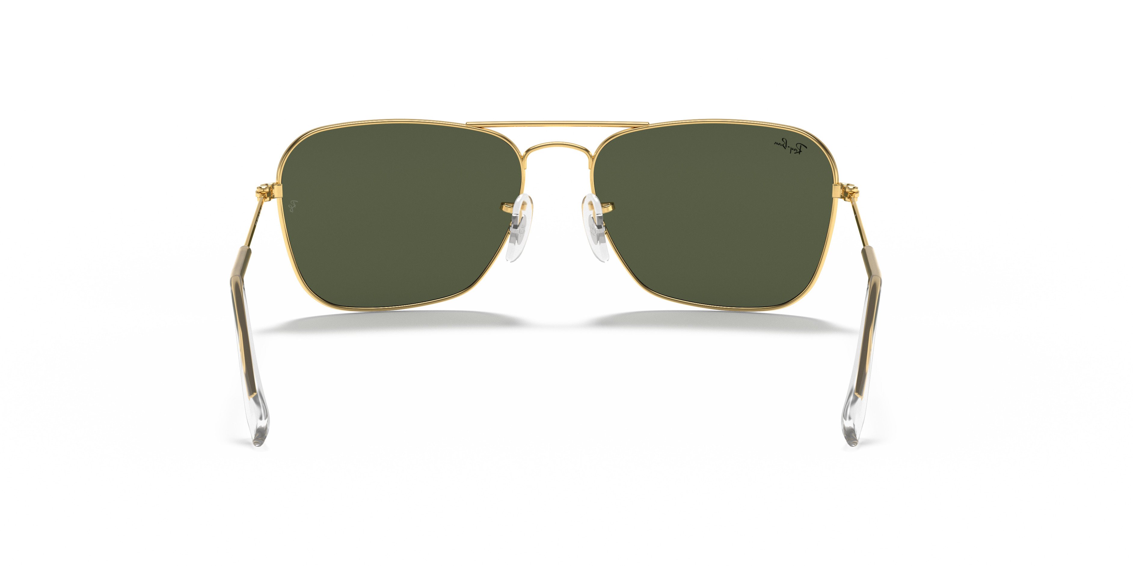 Ray-Ban RB3136 004 Caravan Sunglasses Gunmetal Frame with Green G-15 Lens Ray-Ban Unisex Caravan Sunglasses RB3136, Green Classic G-15  main image 3