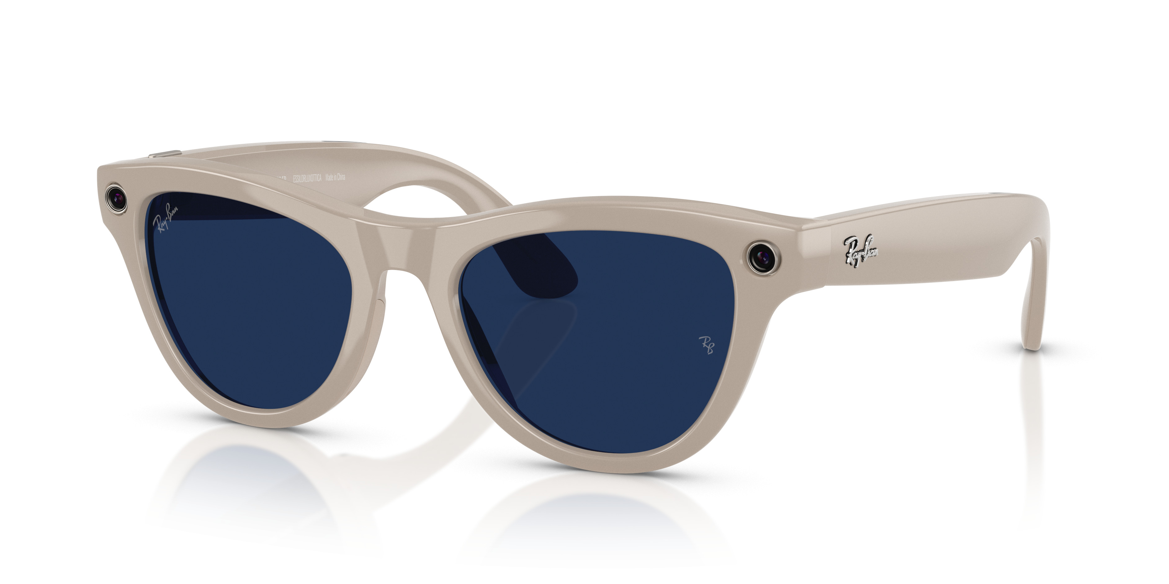 Ray-Ban Meta Skyler Sunglasses RW4010 in Gray/Sapphire - Cool Frames