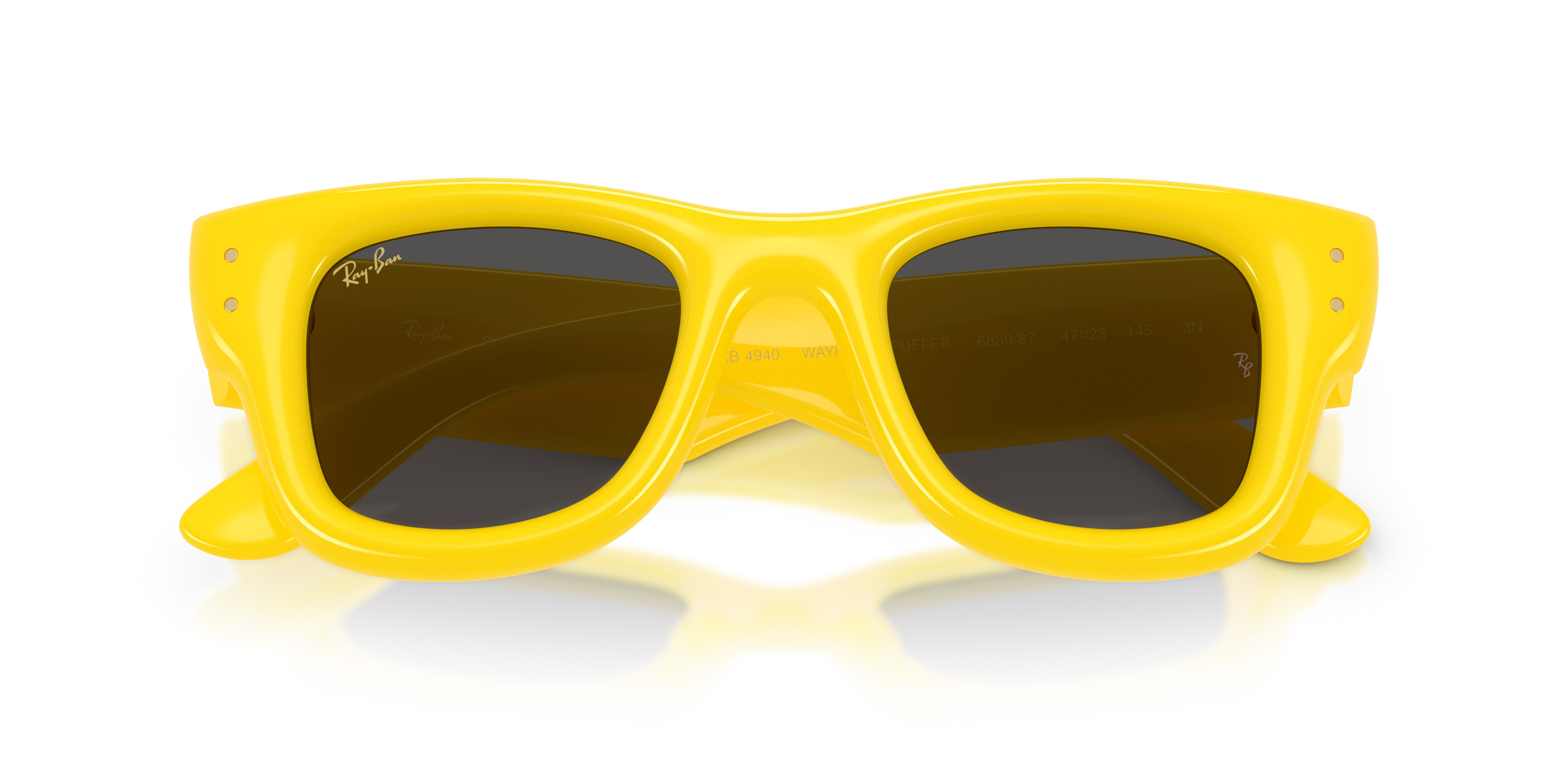 Ray-Ban 4940 green Sunglasses - Dark Lenses 47•23 Ray-Ban RB4940 601/85 Wayfarer Puffer | Online Sale - Amevista main image 4