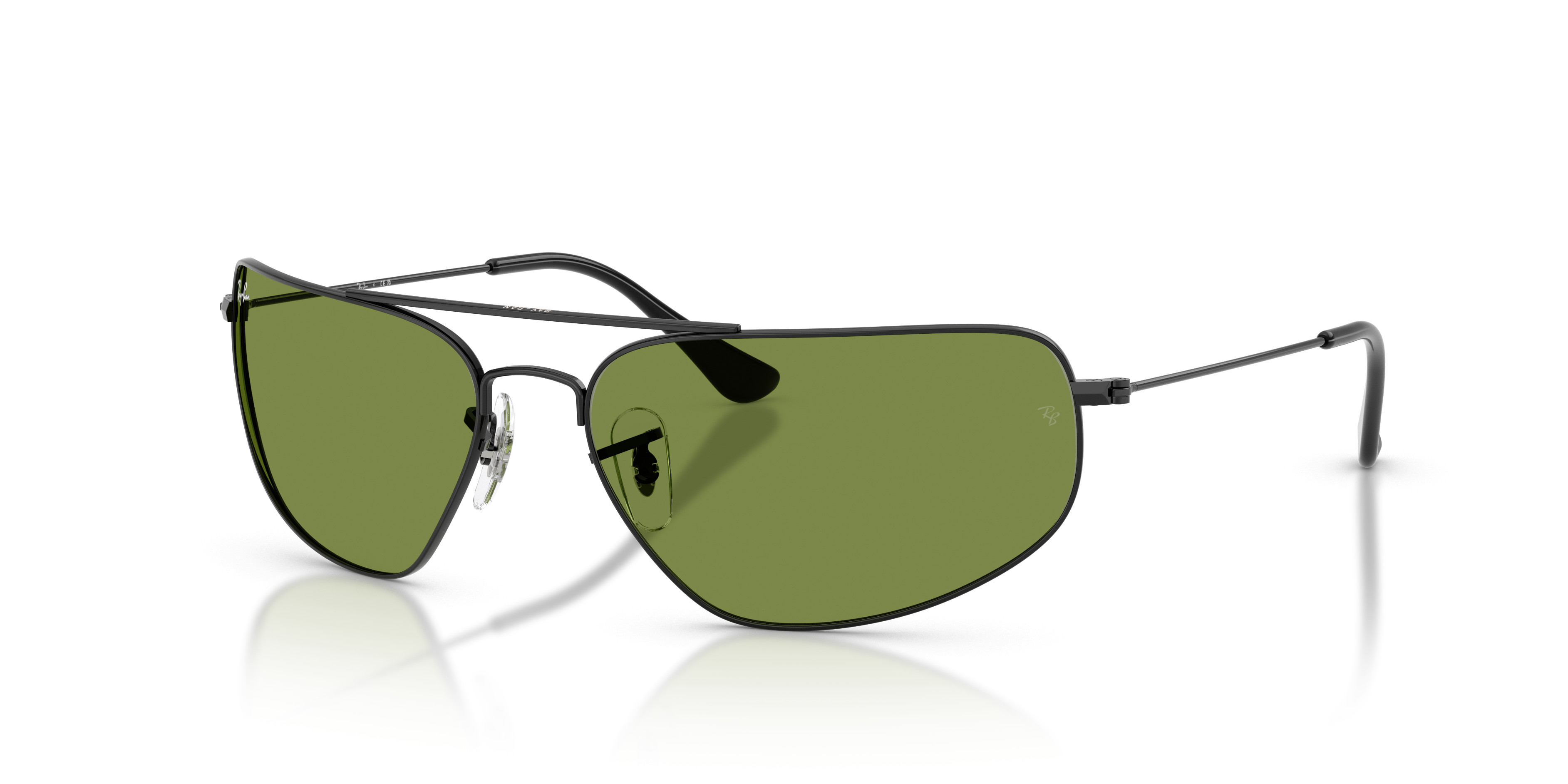 Ray-Ban Gold Frame Black/Green Gradient Aviator Sunglasses Ray-Ban Sunglasses RB3025 Aviator Classic Arista Gold Frame  main image 2