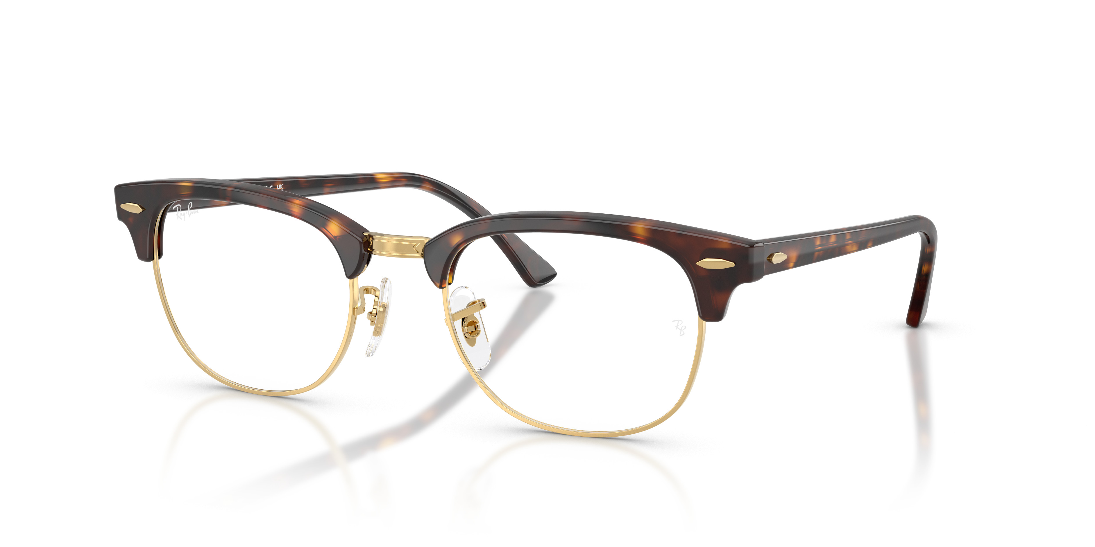 Ray-Ban RX 5154 Havana Brown 49 mm Unisex Eyeglasses Frame Ray-Ban 5154 Single Vision Full Frame – ReadingGlasses.com main image 3