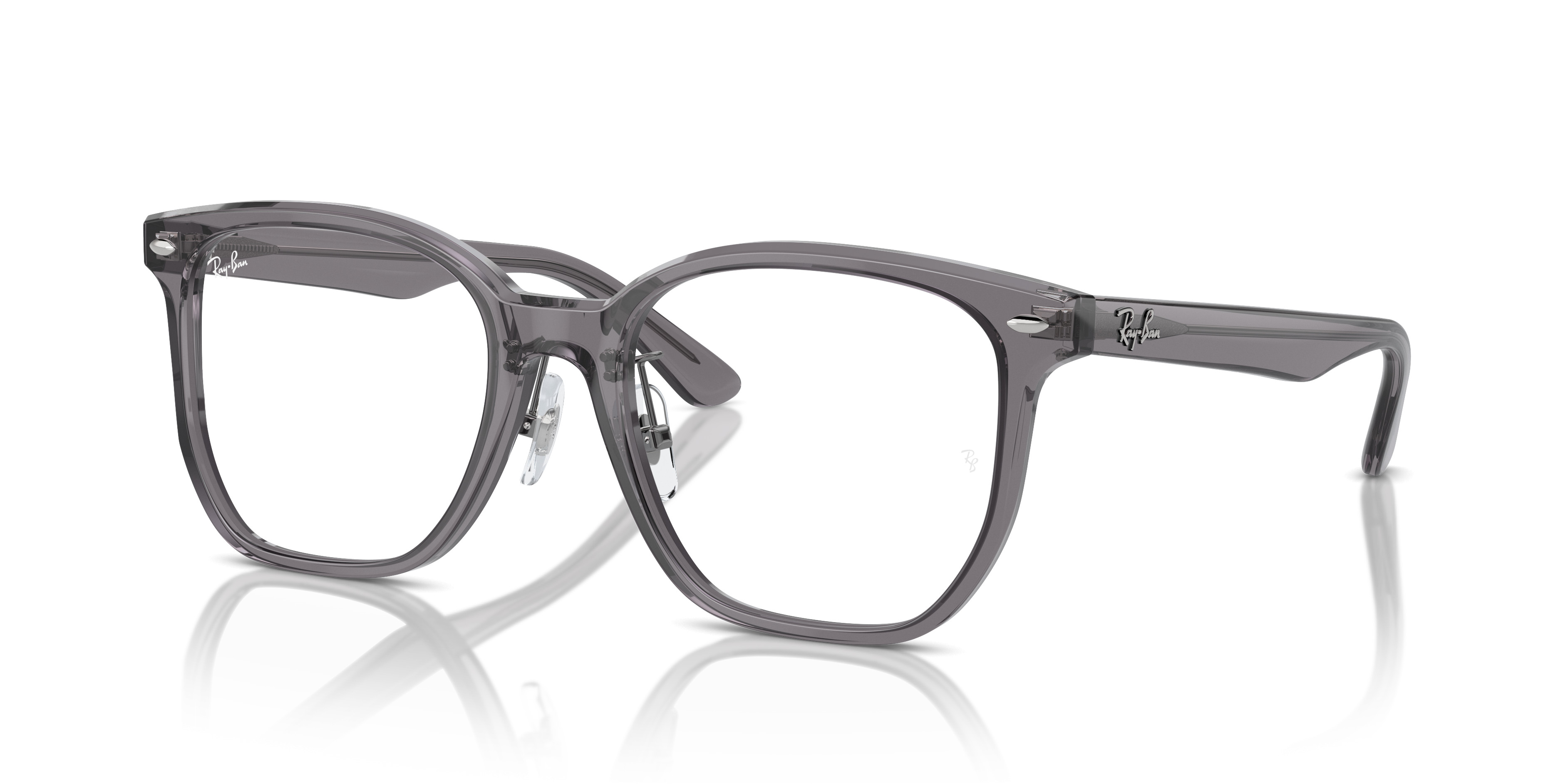 Ray Ban eyeglass frames. Never worn. Clear glass not prescription. NWOT Ray-Ban RB7185 - Square Transparent Frame Eyeglasses  main image 3