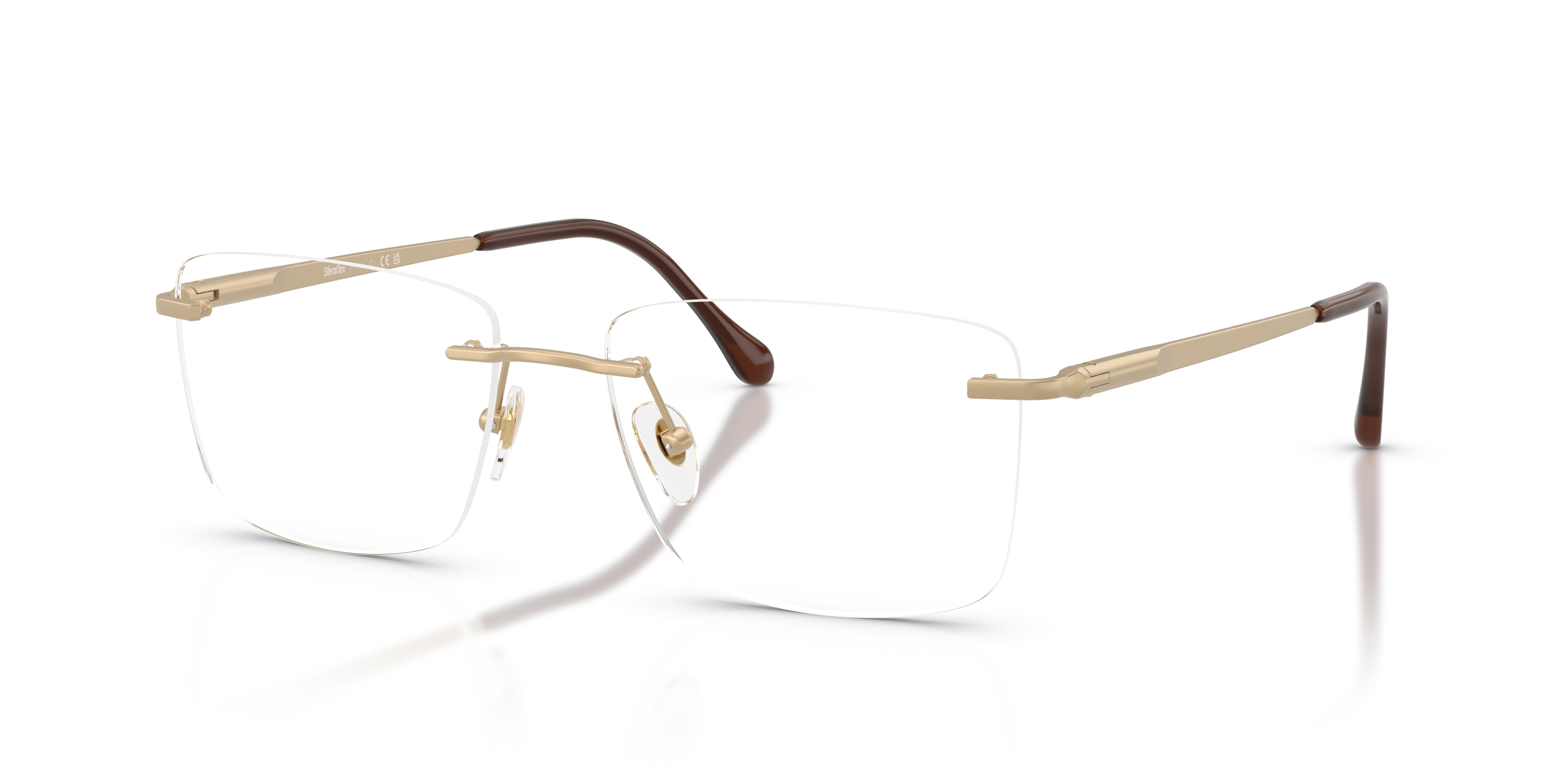 Sferoflex Eyeglasses Eye Glasses Frames Berdel Nickia 51-19-130 White Italy Sferoflex Glasses from an Authorized Dealer | EyeOns.com main image 3