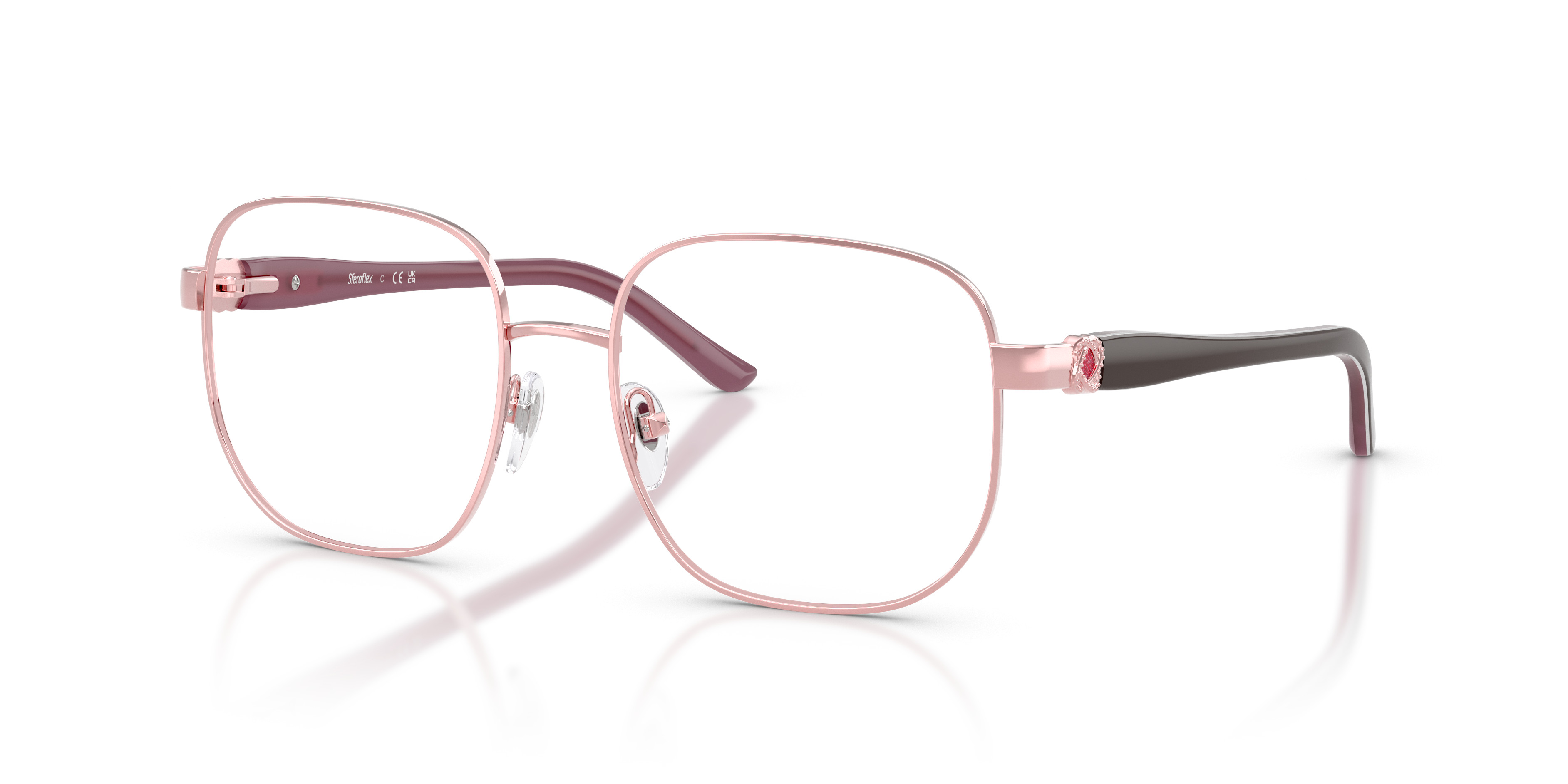 Sferoflex Eyeglasses Frames ONLY Italy 1488 L1104 49-16-130 Full Rim Purple oval Sferoflex SF1576 Eyeglasses | LensCrafters main image 3