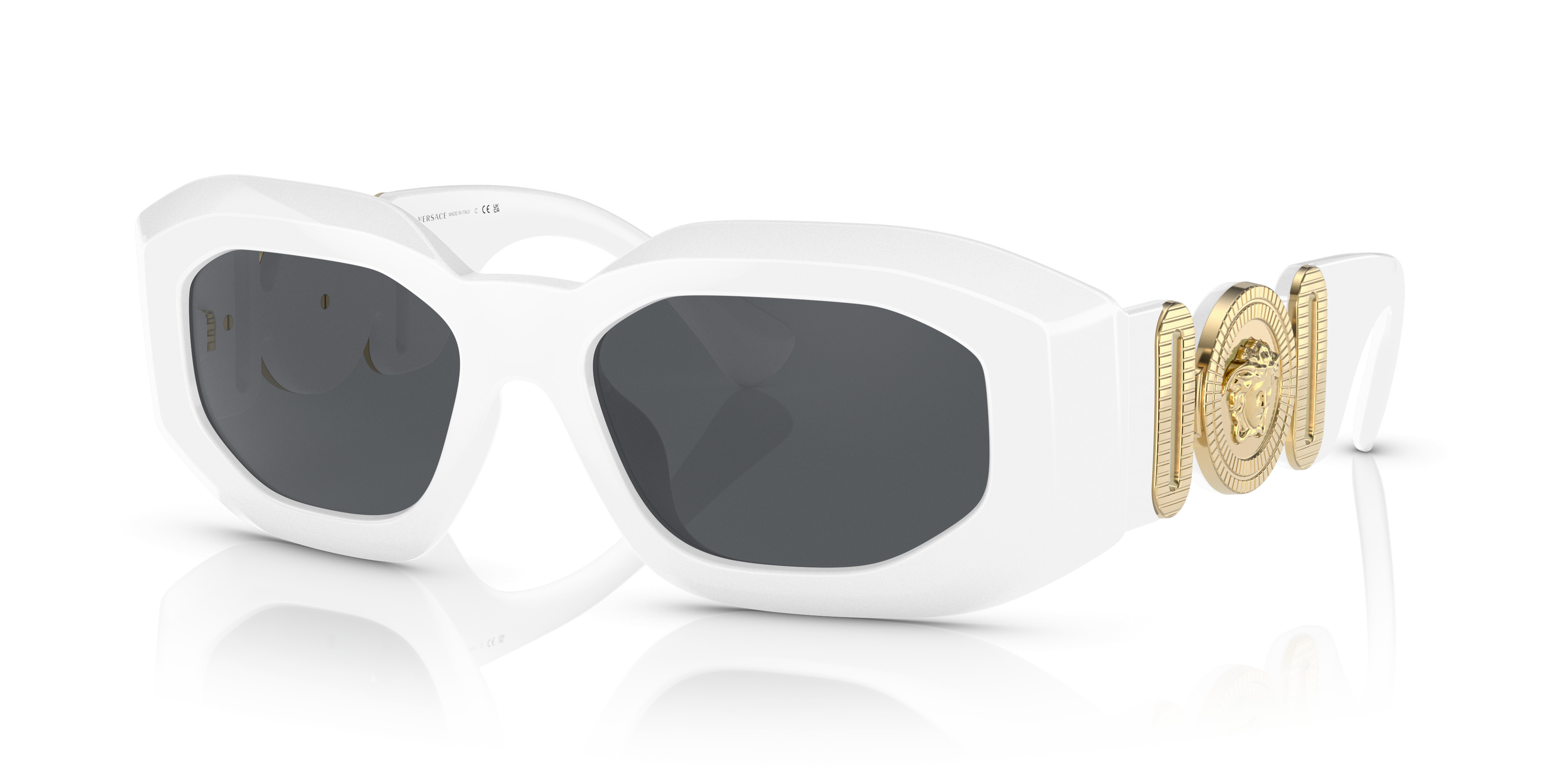 NEW VERSACE VE4425U 314/87 VERSACE MEDUSA MOD 4425-U WHITE EYEWEAR VE4425 VERSACE Sunglasses MOD.4425U 314/87 main image 4
