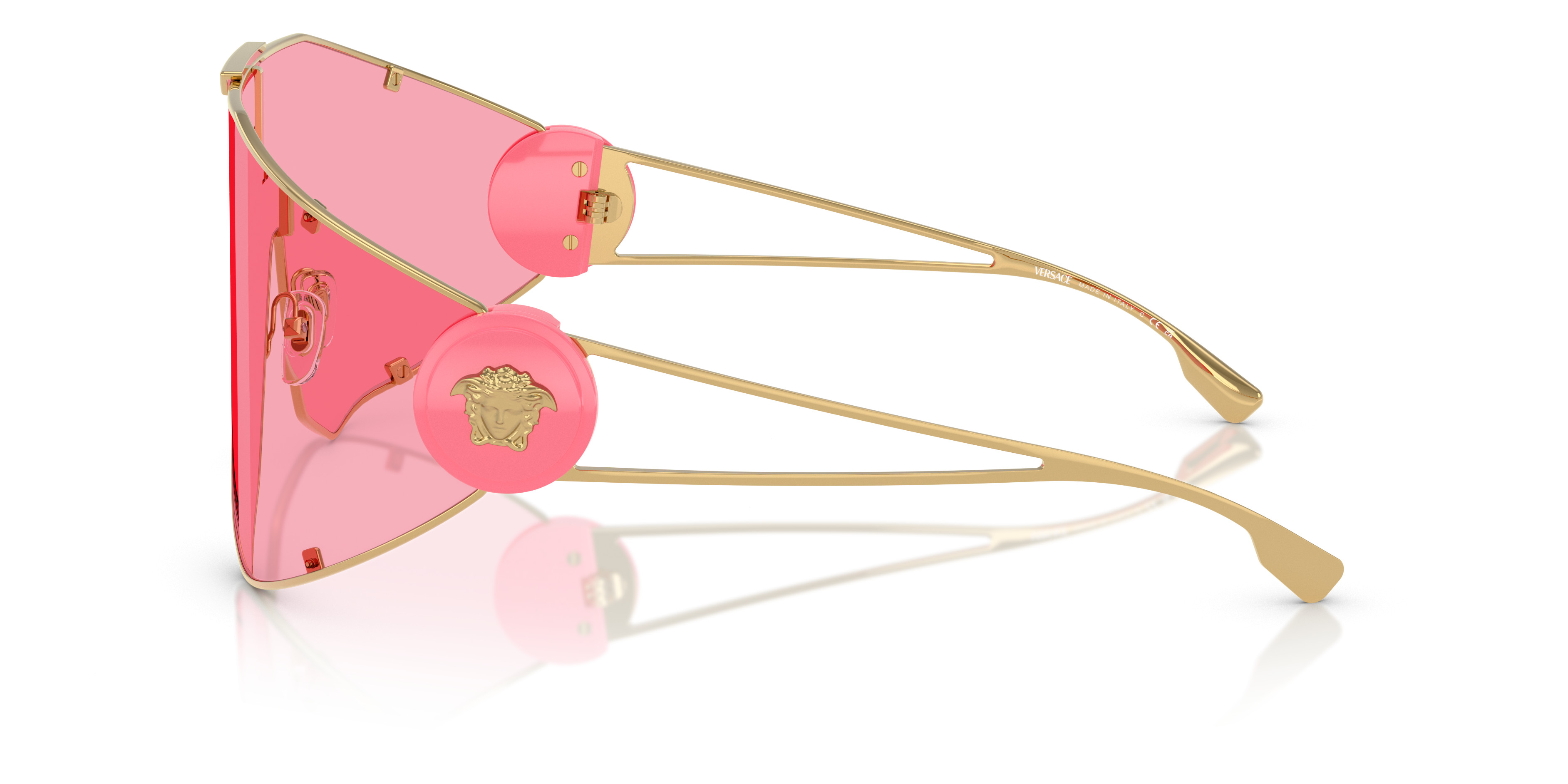 Versace VE2268 Men's Sunglasses in Gold Pink - Cool Frames