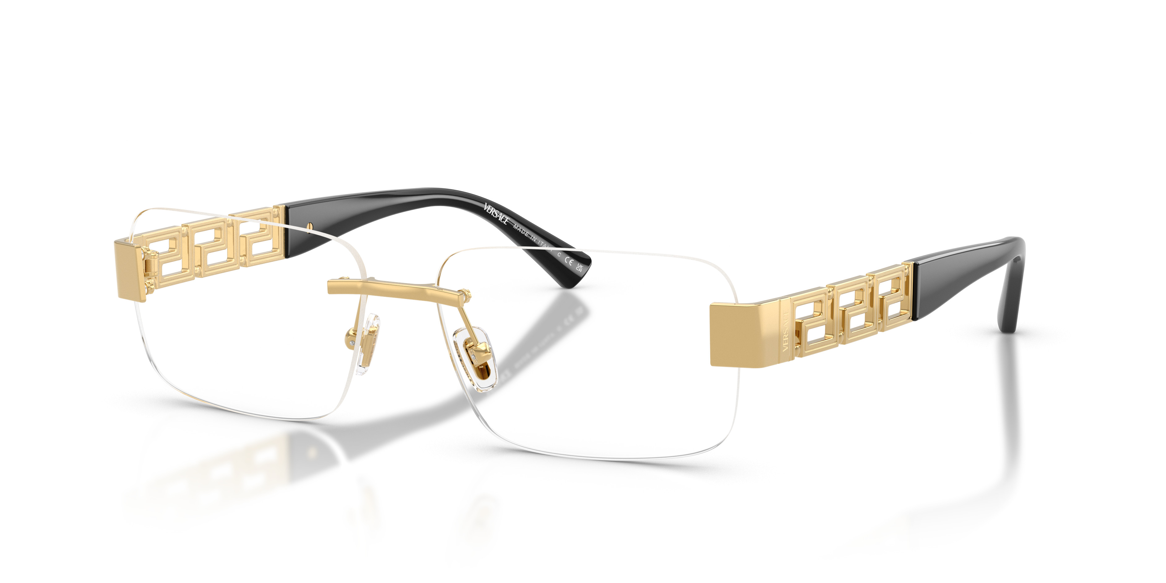 Liz Claiborne  MADE IN Italy L302 -135 GOLD  Half Rim Eyeglasses Frame Polarized 115 mm - 130 mm Temple Vintage Sunglasses for sale  main image 4