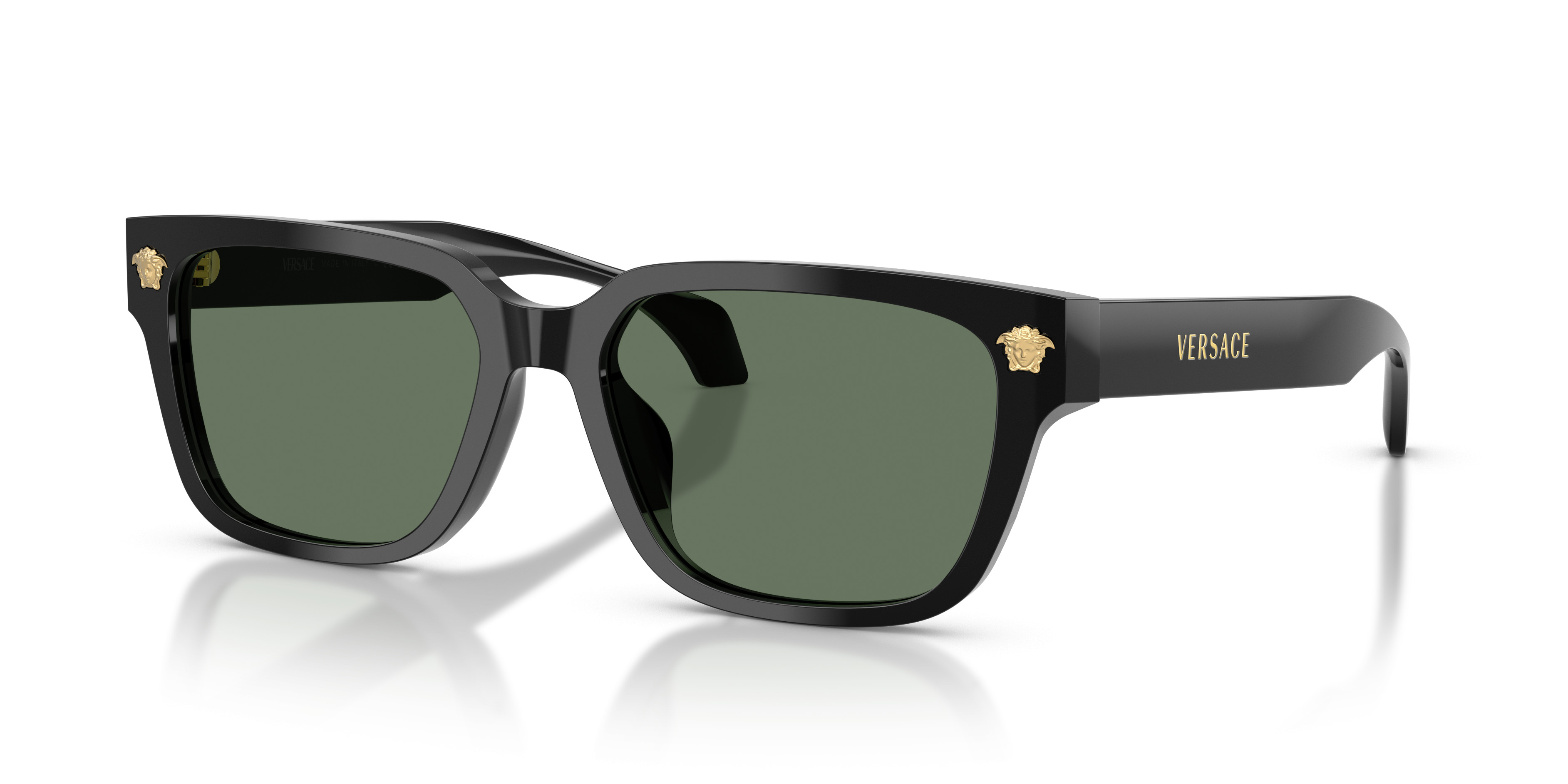 Versace Sunglasses ? Amazon.com: Versace VE 2251 100287 Gold & Black Metal Square  main image 4