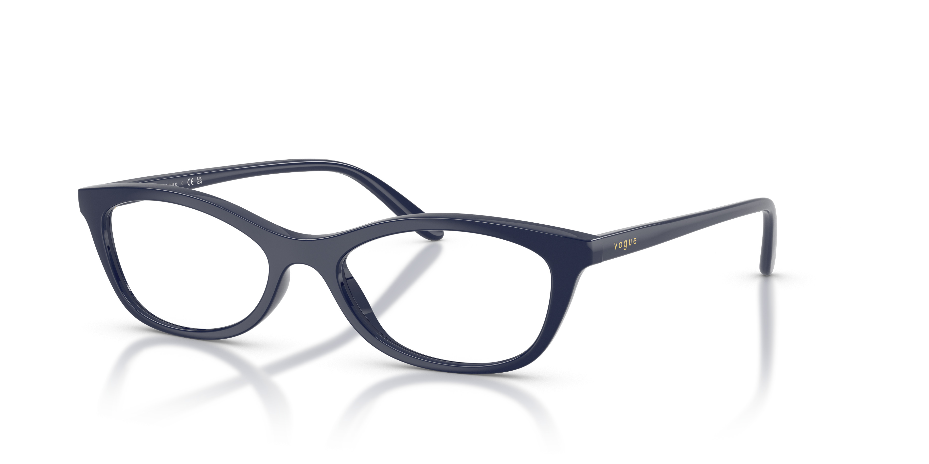 NWT WOMEN\'S VOGUE EYEGLASS FRAMES 5002 DARK BLUE Vogue Eyewear Glasses VO5523 3087 main image 2