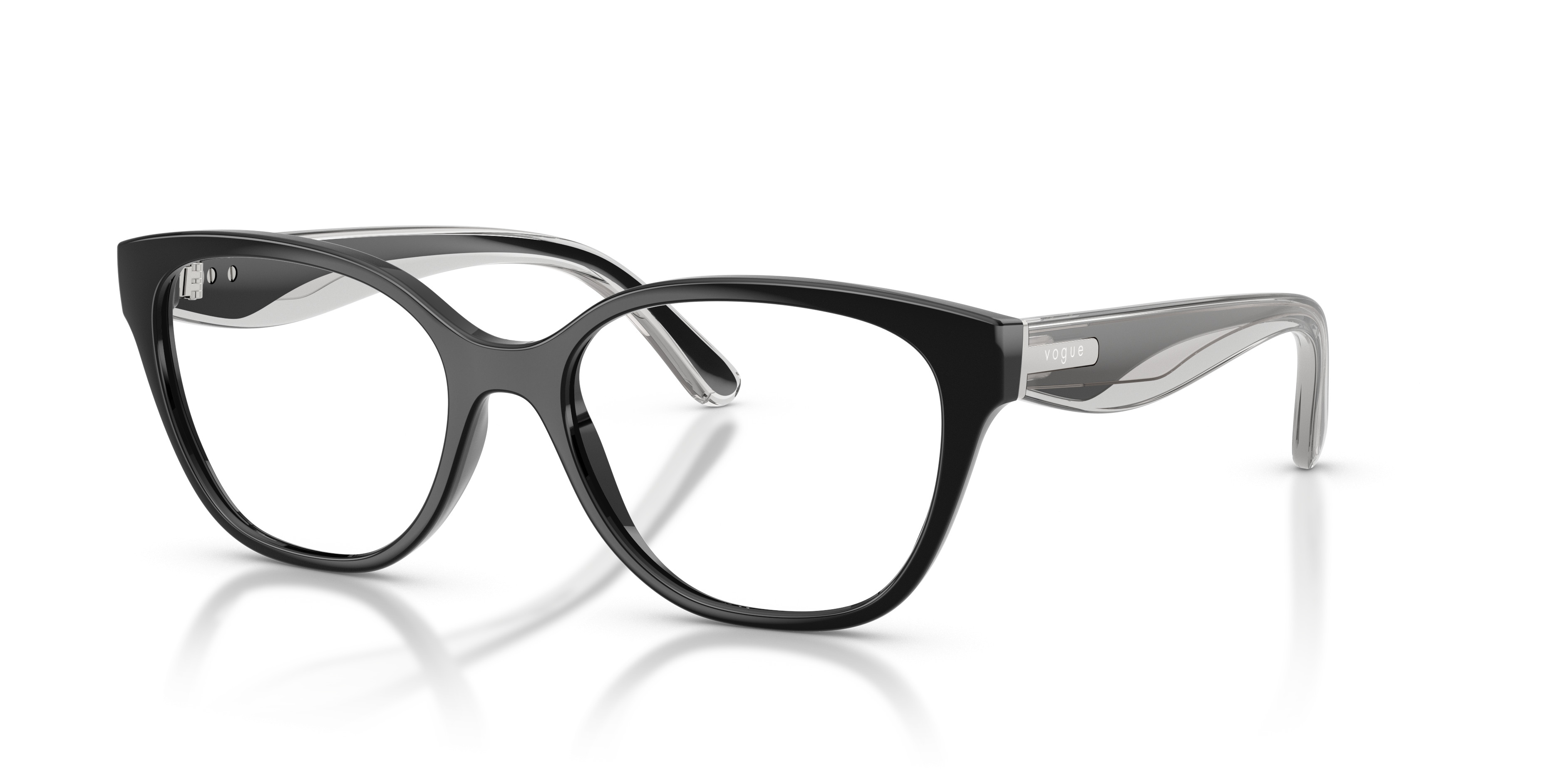 ?️Vogue VO5059-B Eyeglasses 50/16 135 /KAB609?️​ Vogue Eyewear VO5439 - Cat Eye Black Frame Eyeglasses  main image 3