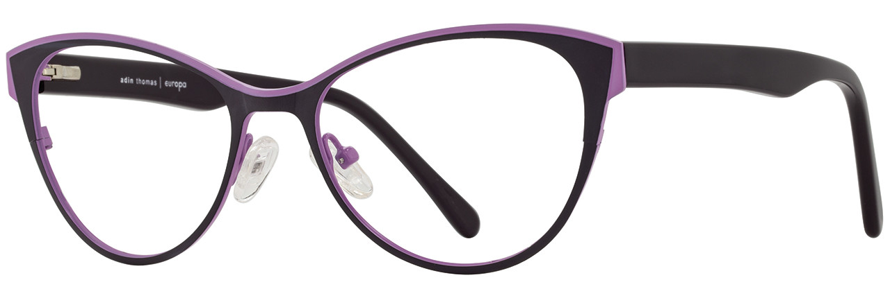 New Adin Thomas AT-244 C3 Cobalt & Citron Eyeglasses 52/17/135 Adin Thomas Eyewear | DesignerOptics.com main image 2