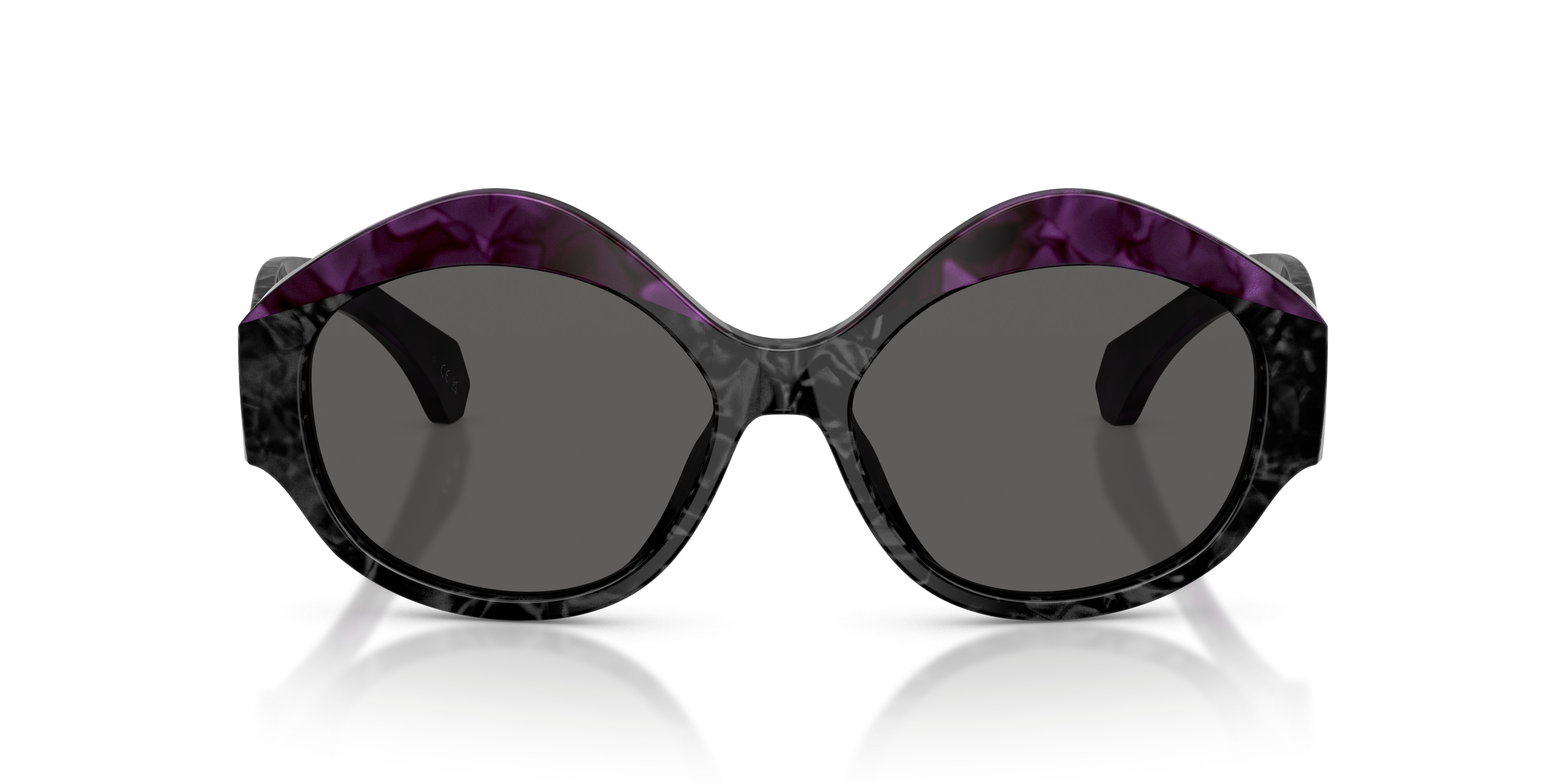 Alain Mikli Pink Gray Asymmetrical Sunglasses Alain Mikli - A05070 Sunglasses | Specs Collective main image 3