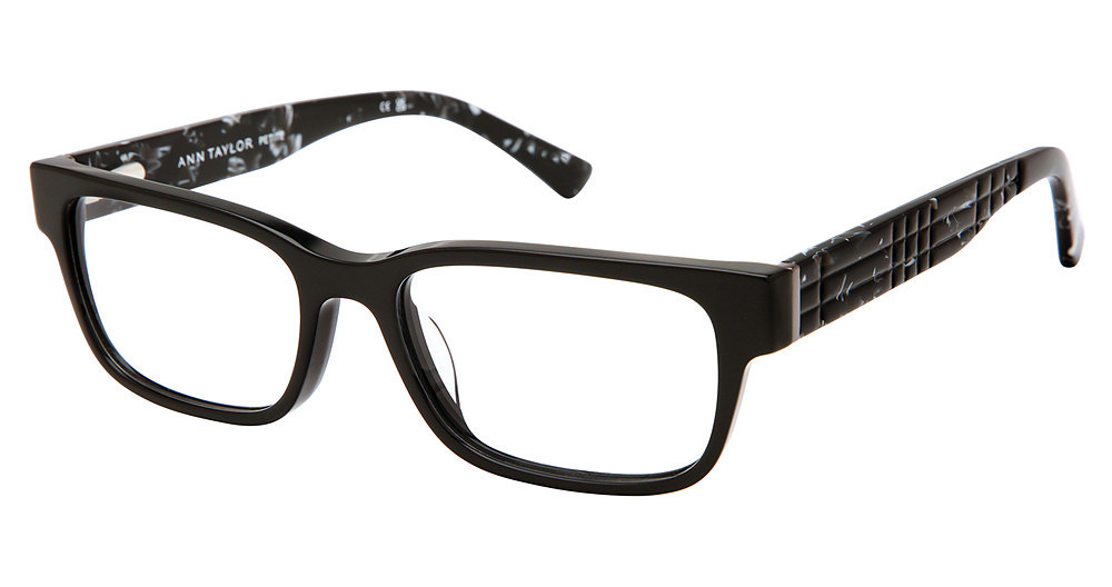 Ann Taylor Vintage-Inspired Black Frames Glasses Clear Non Prescription Lenses Ann Taylor AT342 Eyeglasses | FREE Shipping - Go-Optic.com main image 2
