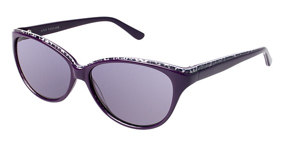 Ann Taylor Womens Cat Eye Sunglasses White Leopard Print Trim AT505 C03 Authentic Ann Taylor Sunglasses AT505 C03 Cream Leopard  main image 3