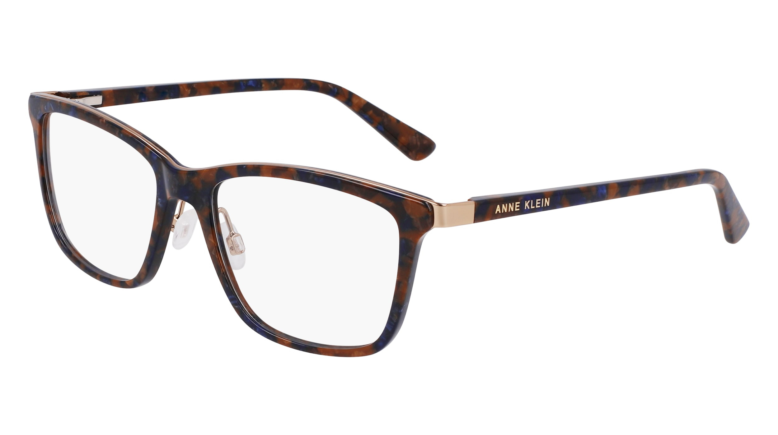 Anne Klein Eyeglasses Frames Only AK8021 K5171 Brown Oval Full Rim 49-17-135 AK5117 Eyeglasses Frames by Anne Klein main image 2