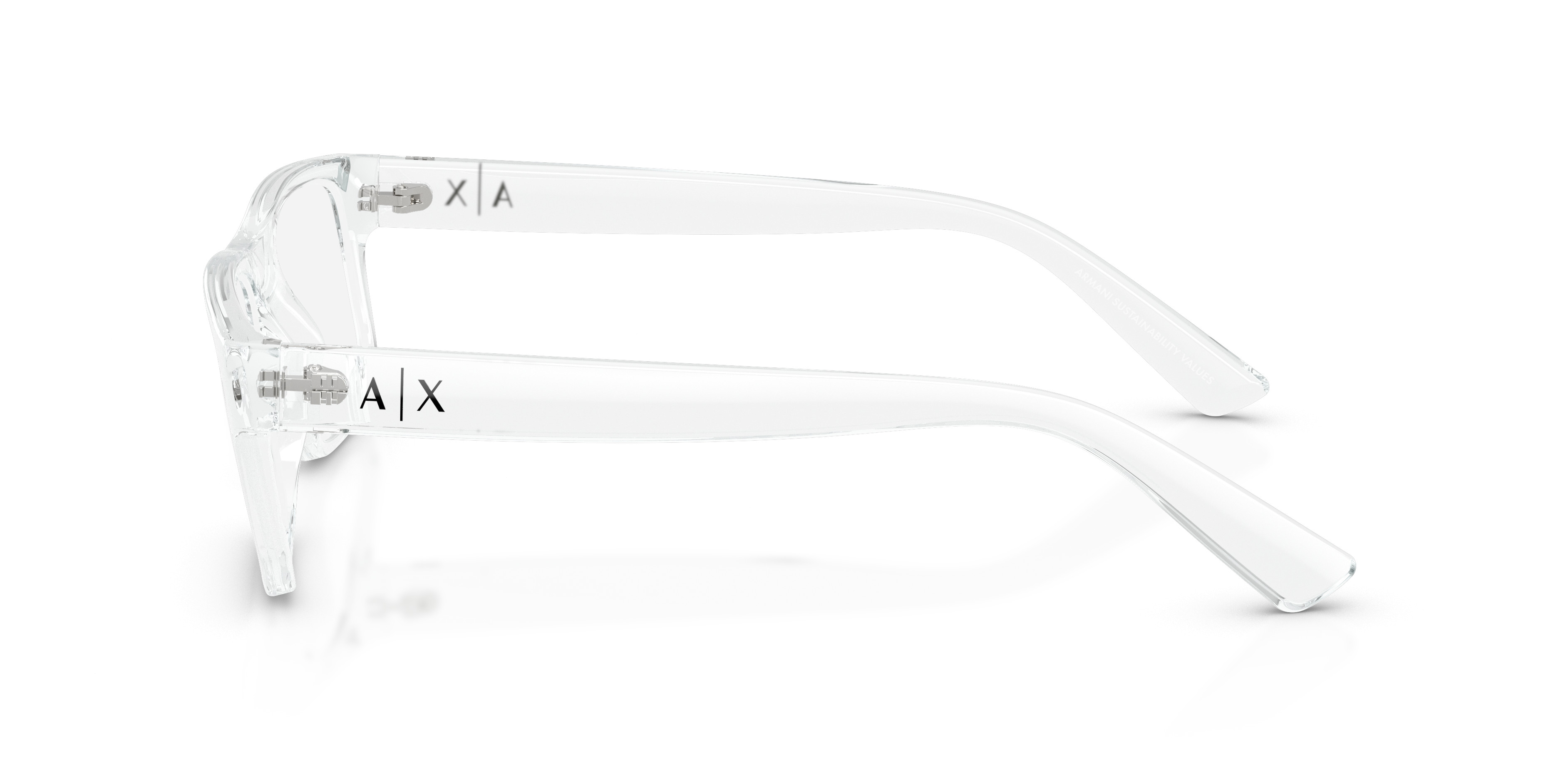 NEW ARMANI EXCHANGE AX035/S White Sunglasses NEW WITHOUT TAGS Armani Exchange Armani Exchange Sunglasses in Silver  main image 2
