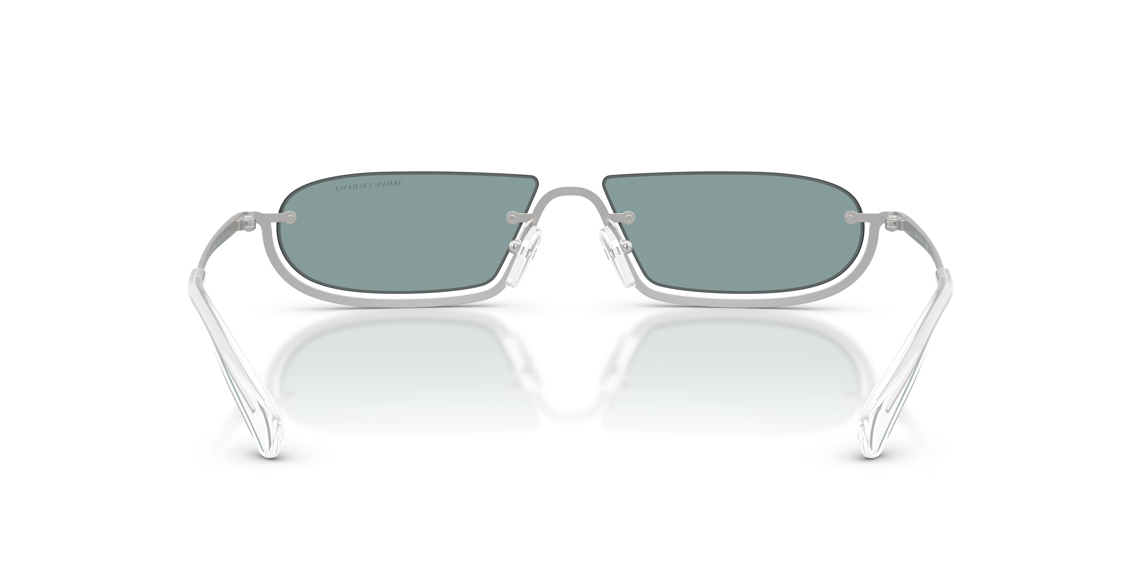 NEW ARMANI EXCHANGE AX088/S Silver Sunglasses NEW WITHOUT TAGS Armani Exchange Armani Exchange Sunglasses in Silver  main image 3