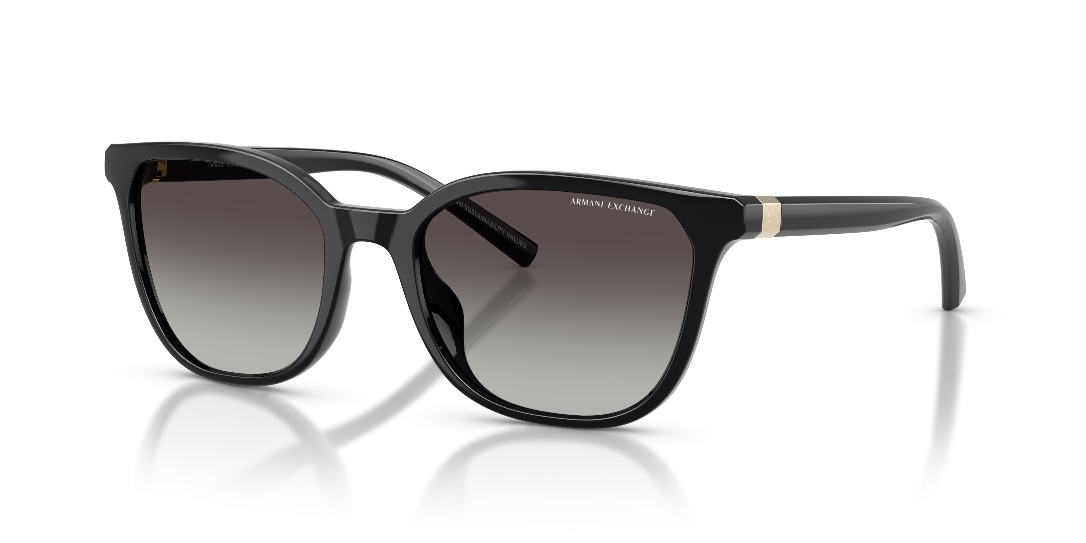 シルエットが綺麗なARMANI EXCHANGE 黒キャミソール S AX4168SU Sunglasses - Armani Exchange Authorized Retailer