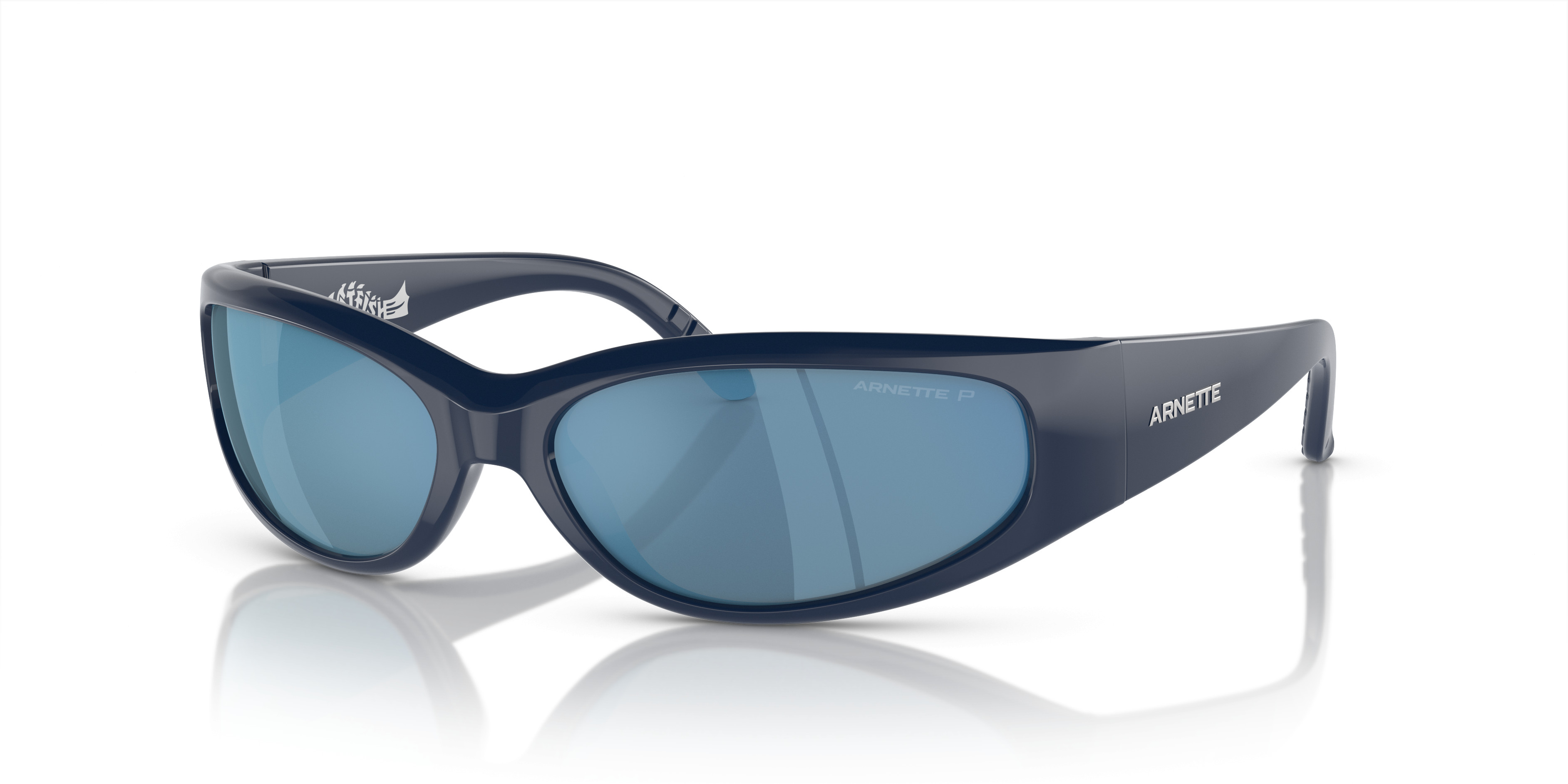 Arnette Catfish Sunglasses in Metallic Silver/Dark Green Mirror Petrol Arnette AN4302 28676R Catfish | Online Sale - Amevista main image 4