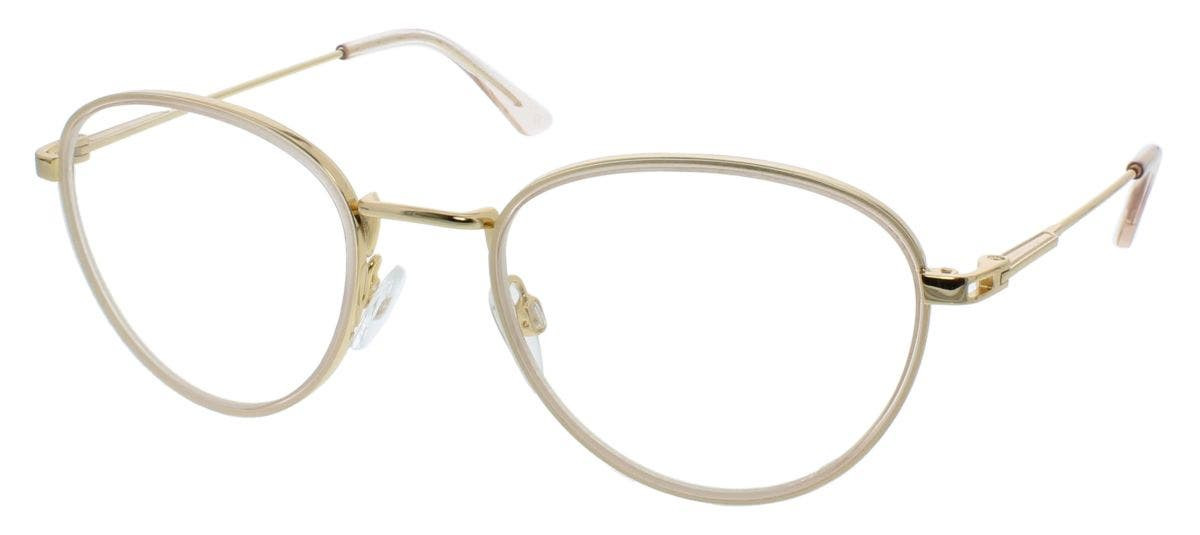 Aspire Unbothered Womens Eyeglass Frame Brick Transparent Gold UNBOTHERED Eyeglasses - Aspire Authorized Retailer  main image 3
