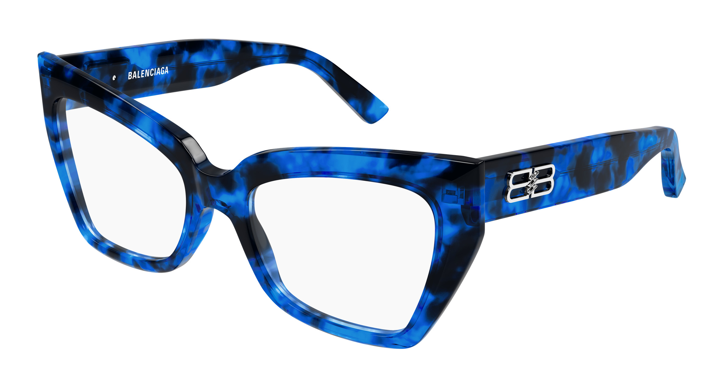 Balenciaga Designer Blue/Clear Sunglasses Statement Frames RARE!!?️??️ Balenciaga® Sunglasses & Eyeglasses – Luxury Eyewear  main image 2