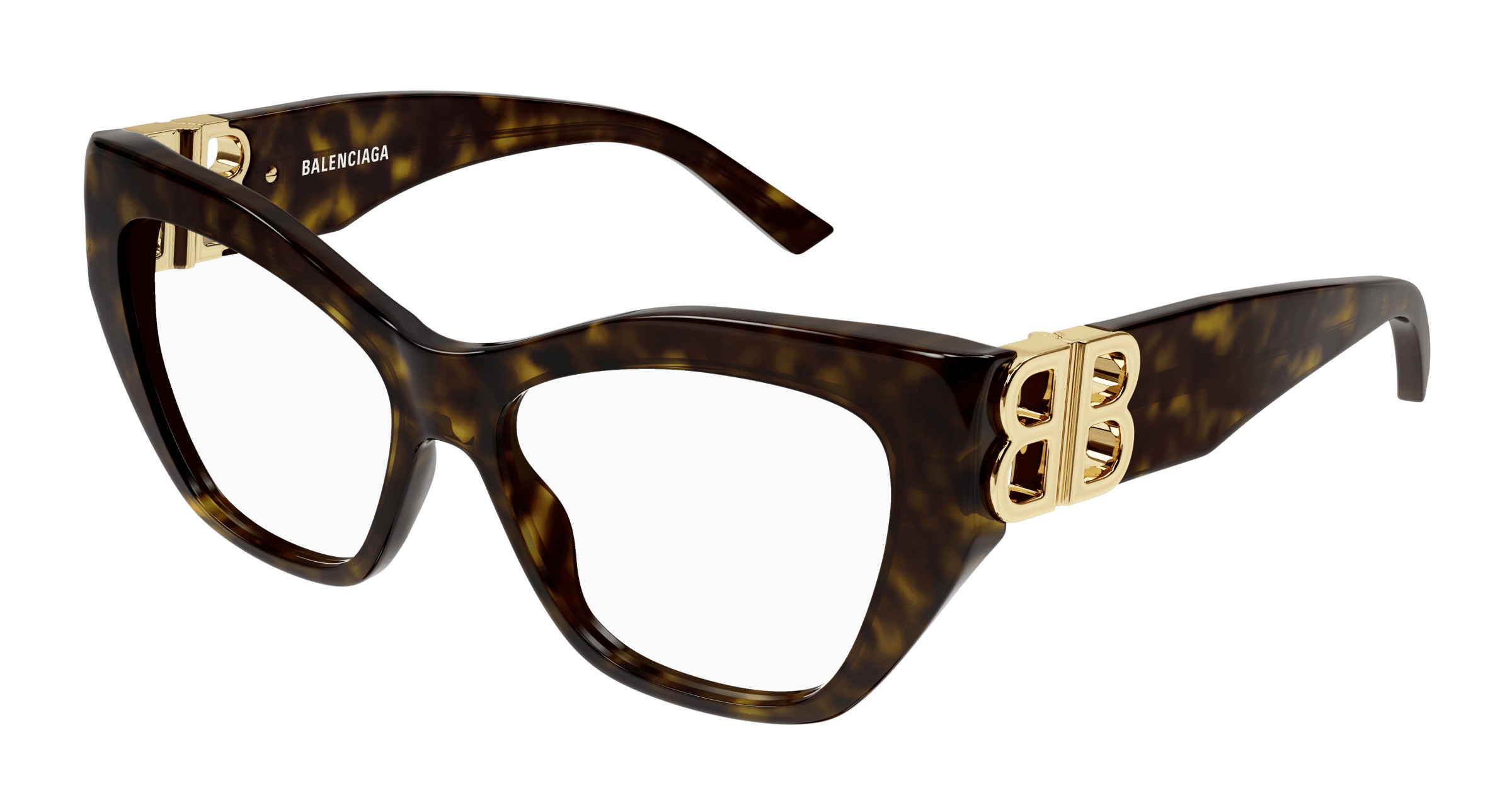 Balenciaga Sunglasses #BA 12 BA0012 33B Black Grey Lenses w/ Gold & Black Frame Balenciaga BB0326O 001 Glasses - US main image 4