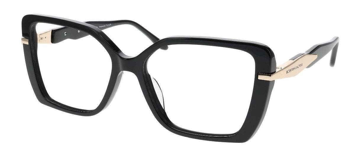 BCBGMAXAZRIA‎ Ravishing Black Fade Hexagonal Eyeglasses Frames Womens L140 21297 FABIENNE Eyeglasses - BCBG Max Azria Authorized Retailer  main image 2