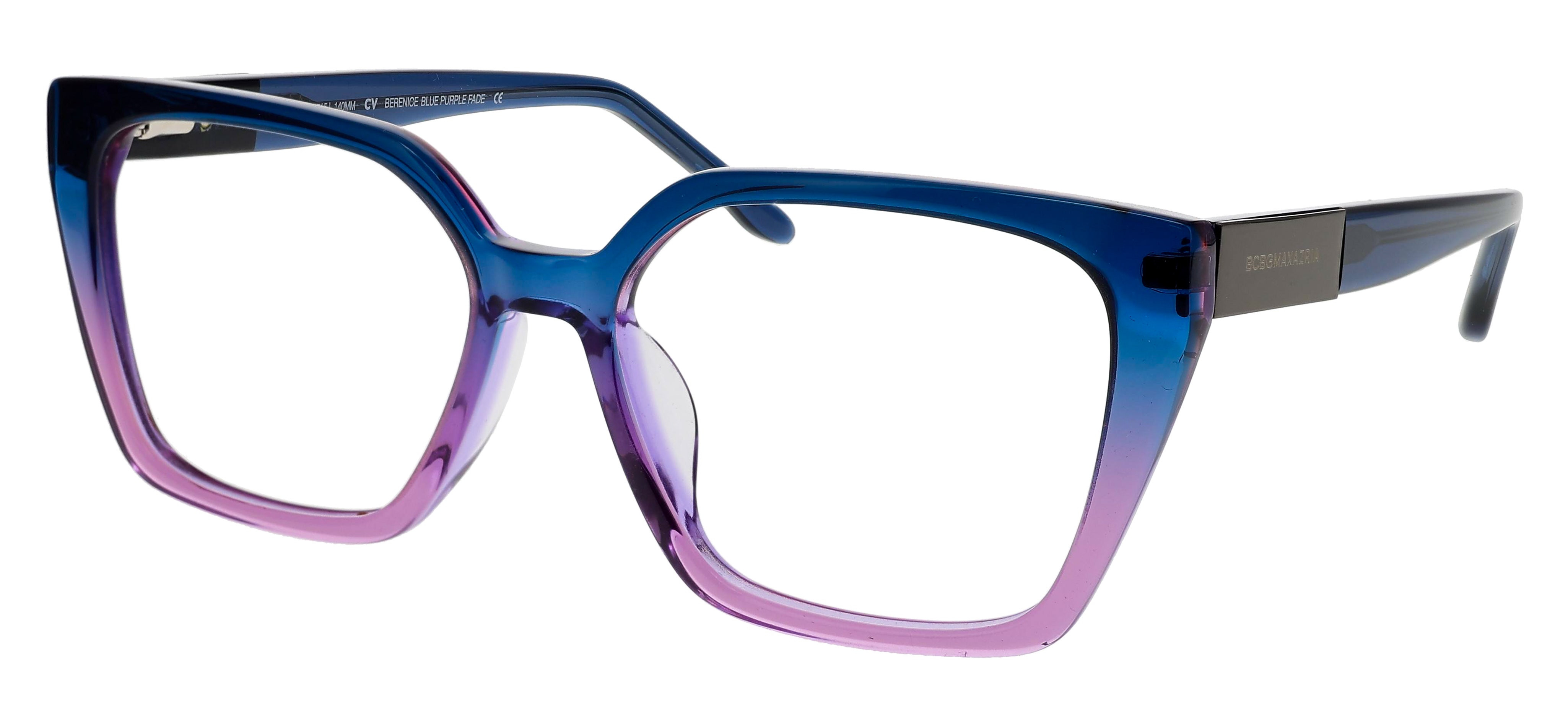 BCBGMAXAZRIA B841‎ Matte Black Sungalsses Frames Womens Designer Purple H14109 DORLYNN Eyeglasses - BCBG Max Azria Authorized Retailer  main image 3