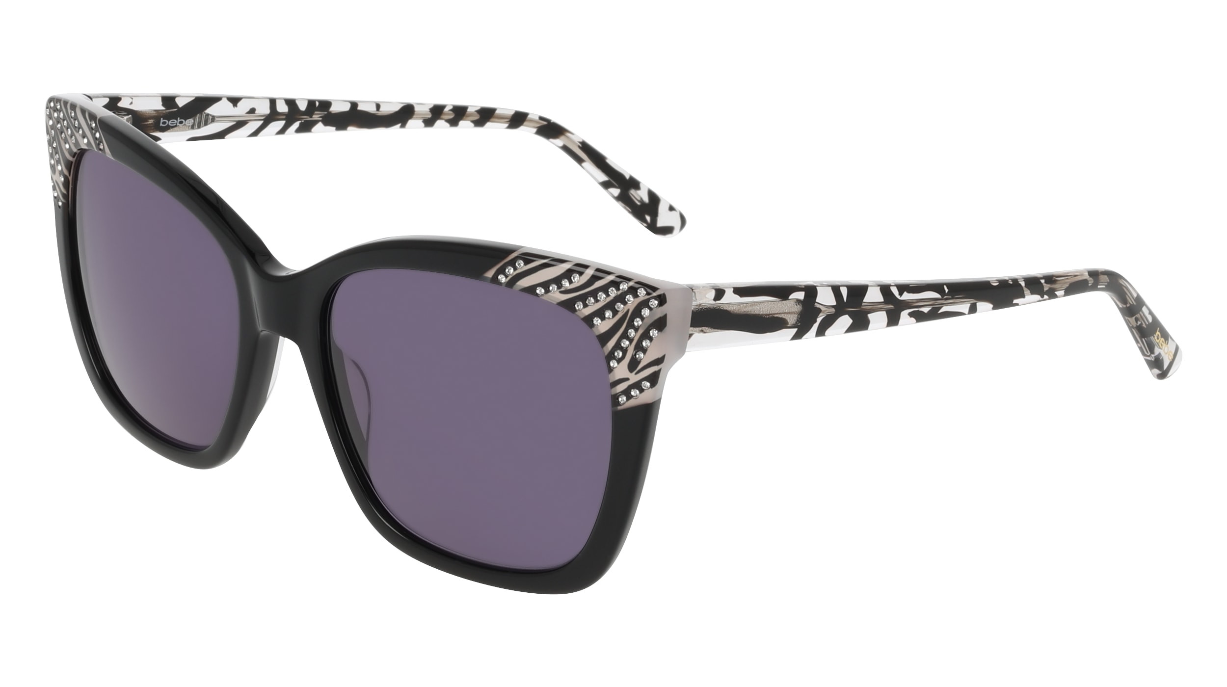 Bebe Women\'s Sunglasses in Black and Purple, NWOT bebe Women main image 3