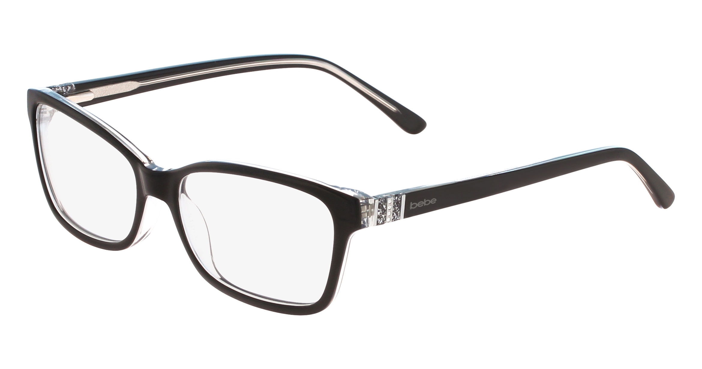 Bebe Eyeglasses Eye Glasses Frames BB 5030 002 Jet Black 50-17-130 BEBE BB5213 – Eyemart Express main image 4