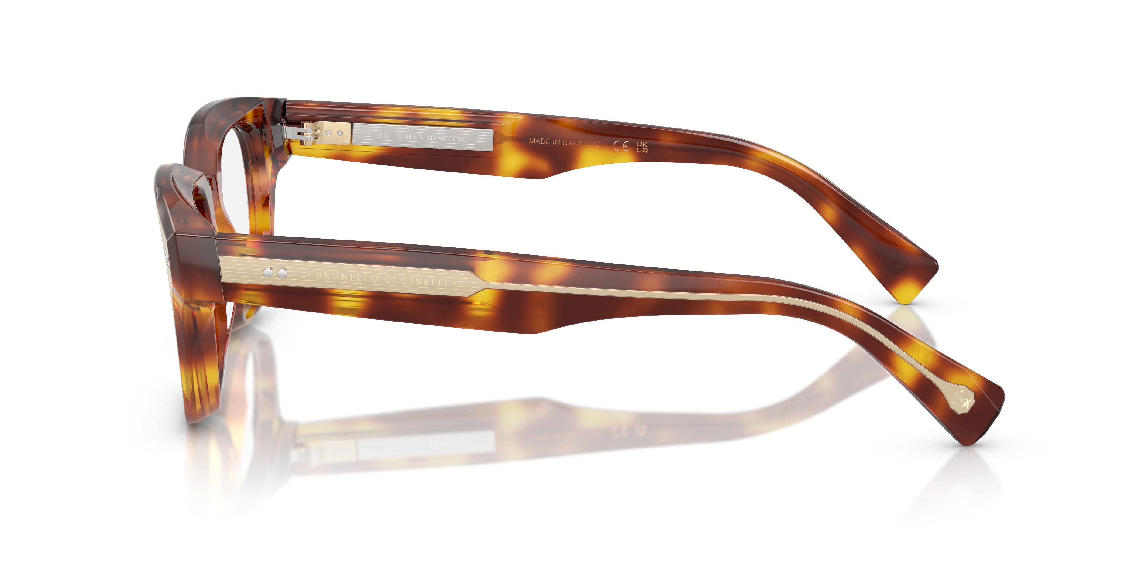 ブルネロクチネリ メガネフレーム BC3012 1003 BLACK Brunello Cucinelli BC3012 Glasses 1003 Nero - eye-oo.com