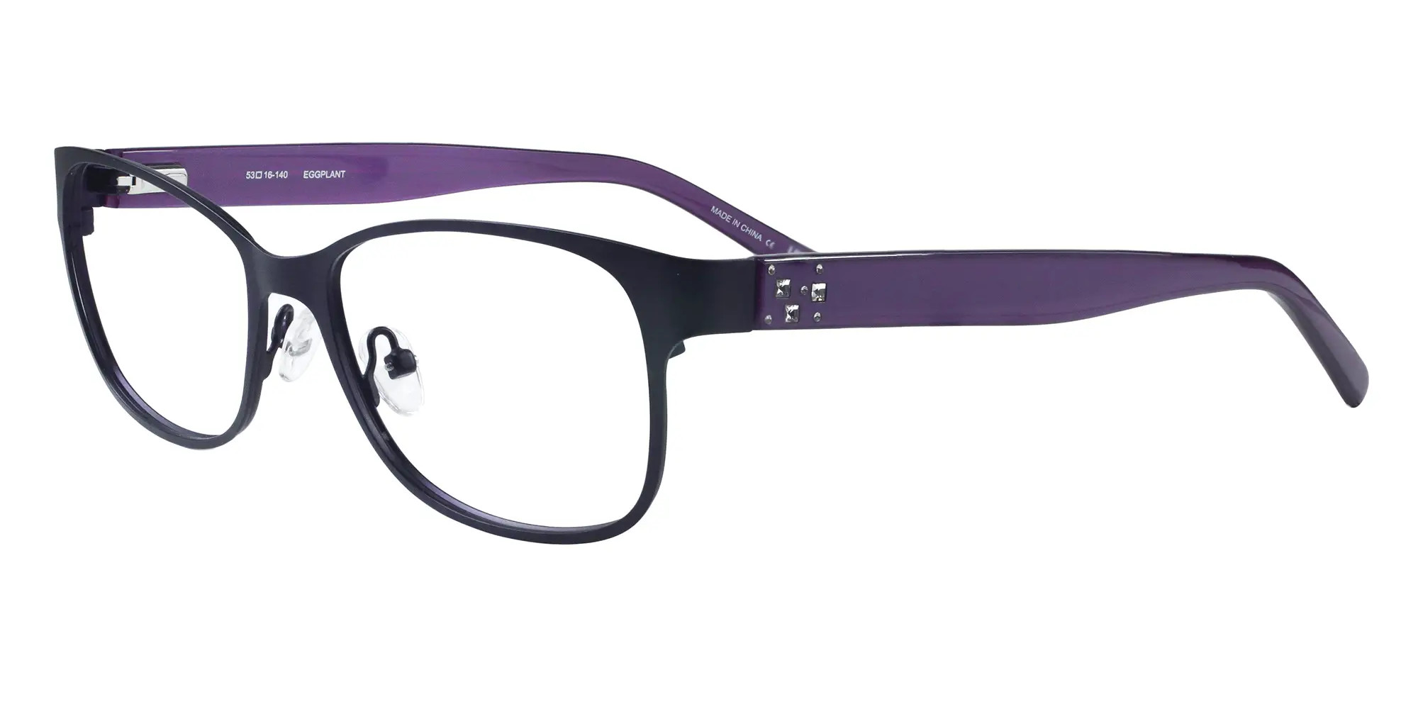Stylish Women\'s Bulova Round Eyeglass prescription Frame in Chromatic Sunset Navarre Eyeglasses - Bulova Authorized Retailer | coolframes  main image 3