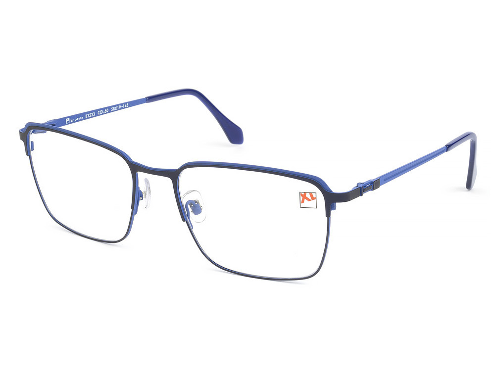 C-Zone L4132 60 Navy Blue/ Lt Blue Authentic Eyeglasses 49-17-135 NEW C-ZONE L4132 60 NAVY BLUE/ LT BLUE AUTHENTIC EYEGLASSES  main image 4