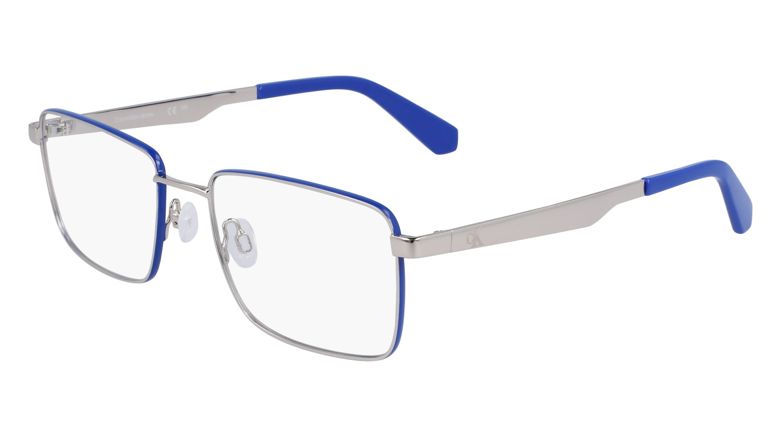 Calvin Klein Jeans unisex Translucent Blue Rectangular Eyeglasses Calvin Klein Jeans CKJ23646 Eyeglasses | Select Eyewear main image 4