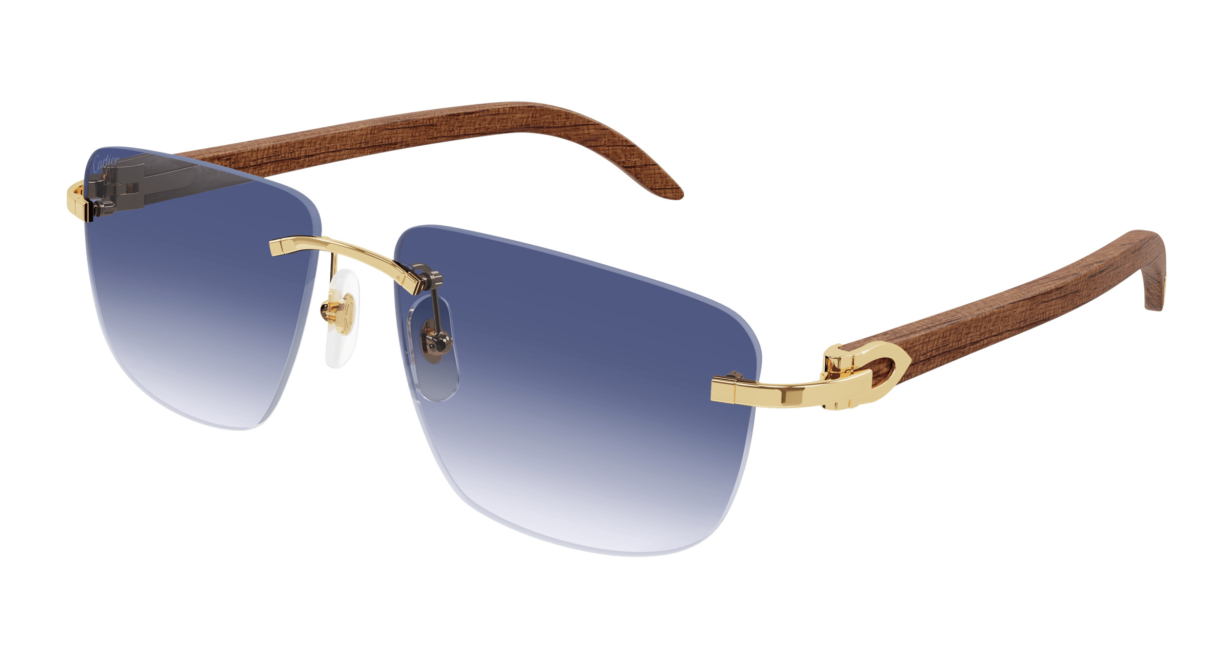 cartier sunglasses original Cartier Première CT0396S Sunglasses 001 Black Black - eye-oo.com main image 2