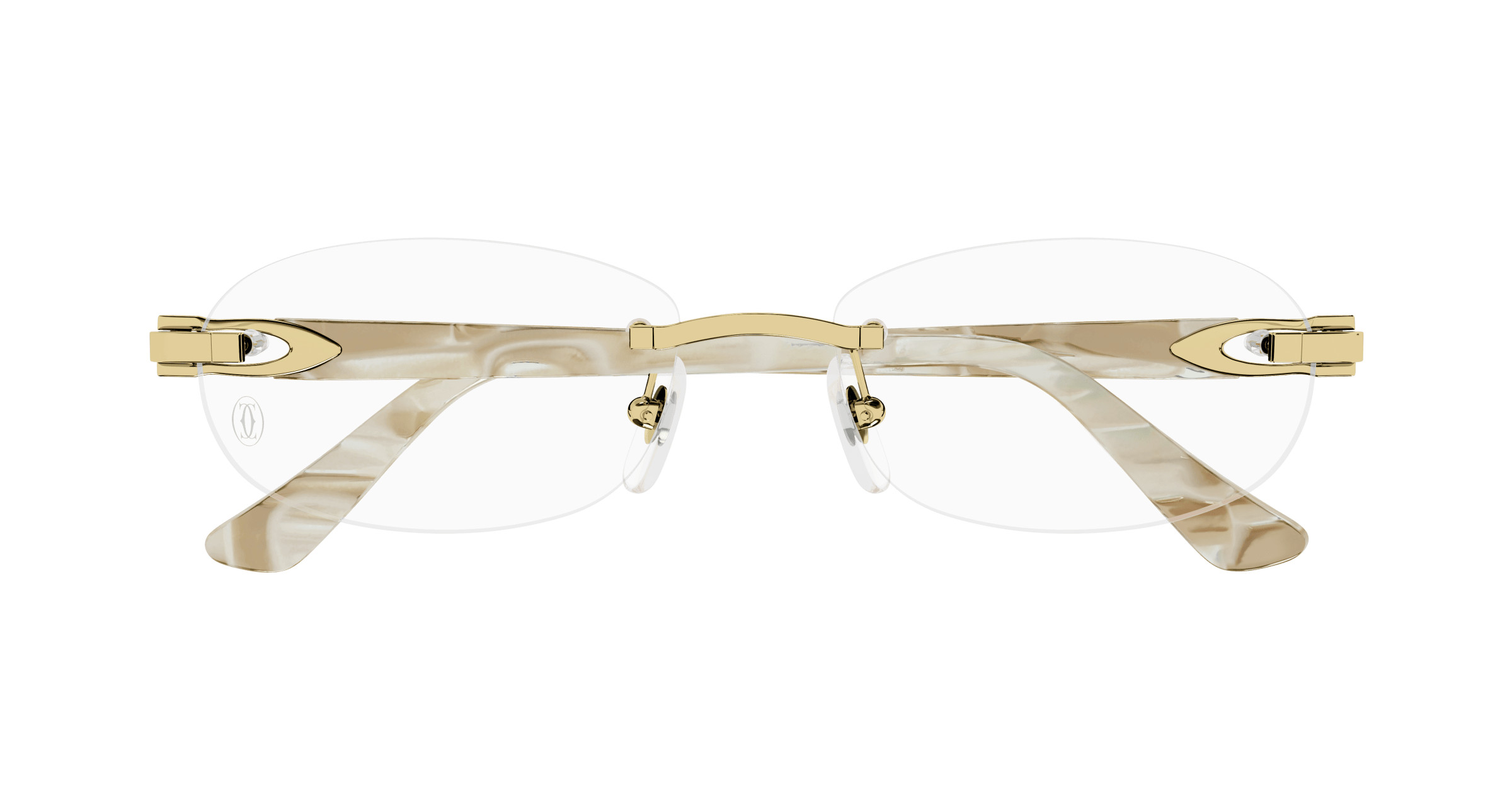 即決 Cartier カルティエ メガネ 眼鏡 CT0455OJ Cartier CT0455OJ 002 Glasses - US