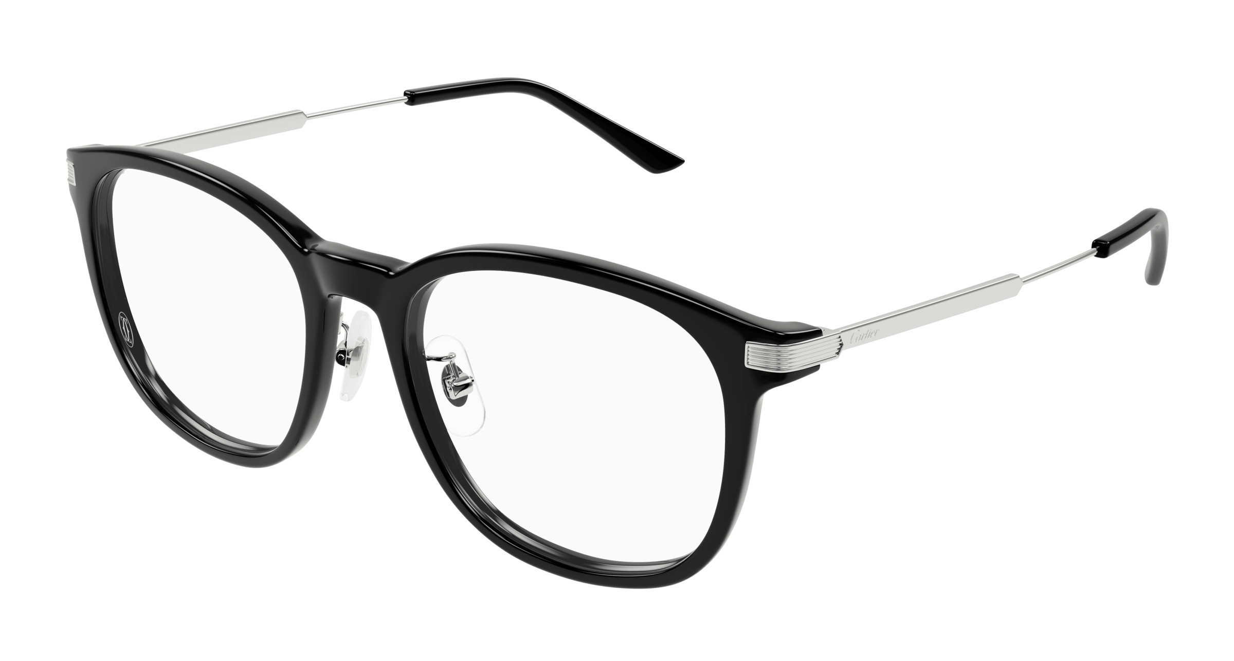 カルティエ　メガネフレーム Cartier Eyewear カルティエ・アイウェア リムレス スクエア眼鏡