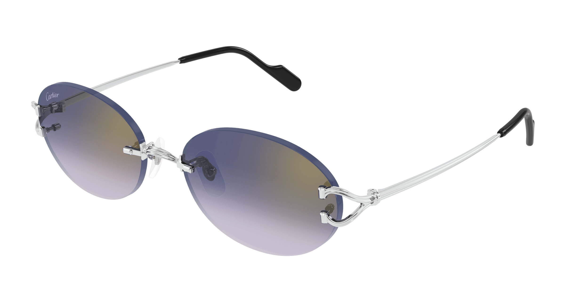 Cartier CT0551S-005 Sunglasses Gold Red Metal Cartier CT0551S 001 Sunglasses Shiny Gold Grey - eye-oo.com main image 3